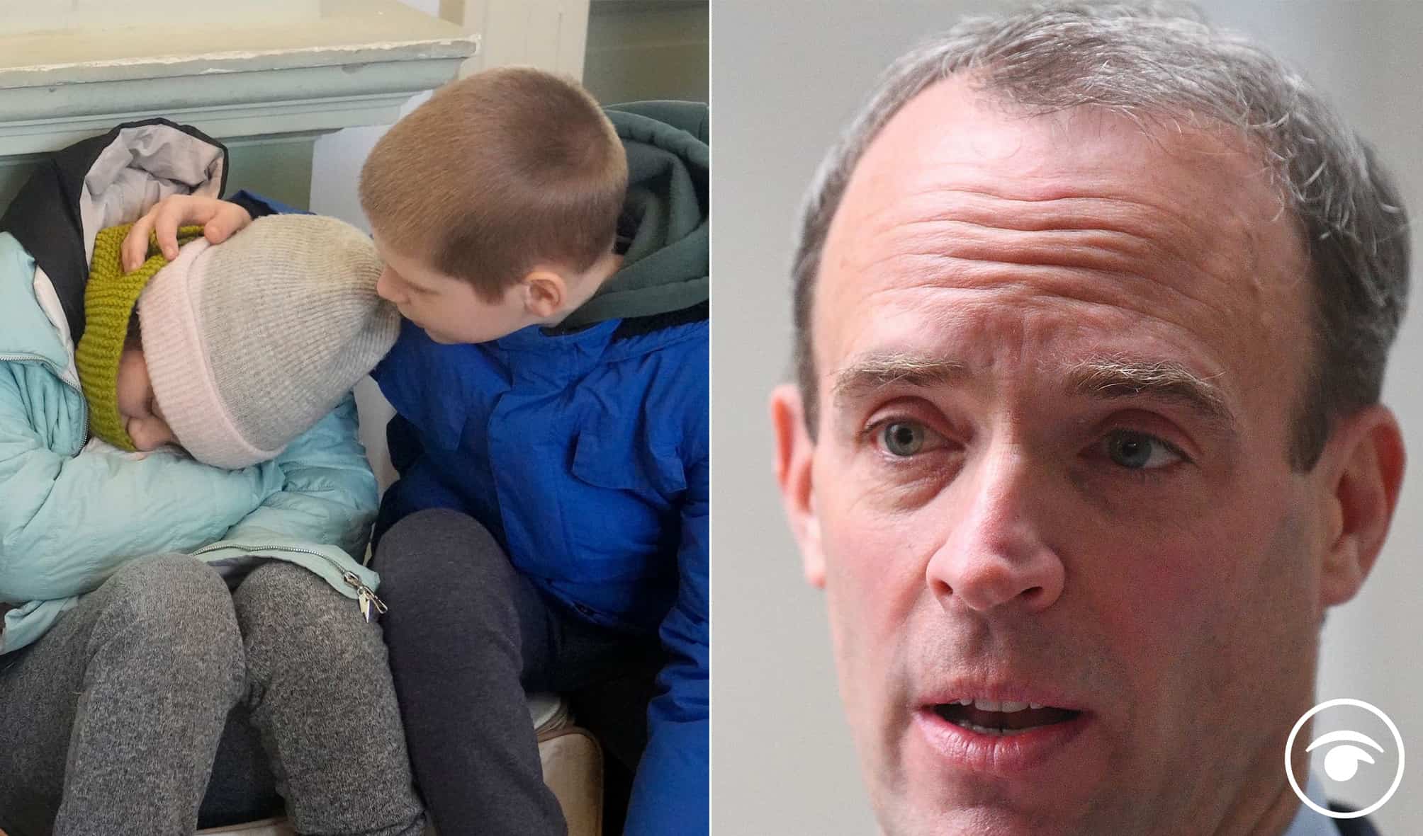 Watch: Raab ridiculed over Government’s Ukrainian refugee stance in viral video