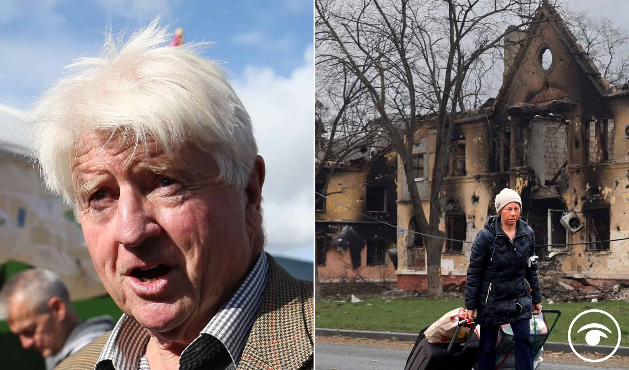 Stanley Johnson slammed for claiming Ukraine crisis shows Brexit was a good idea