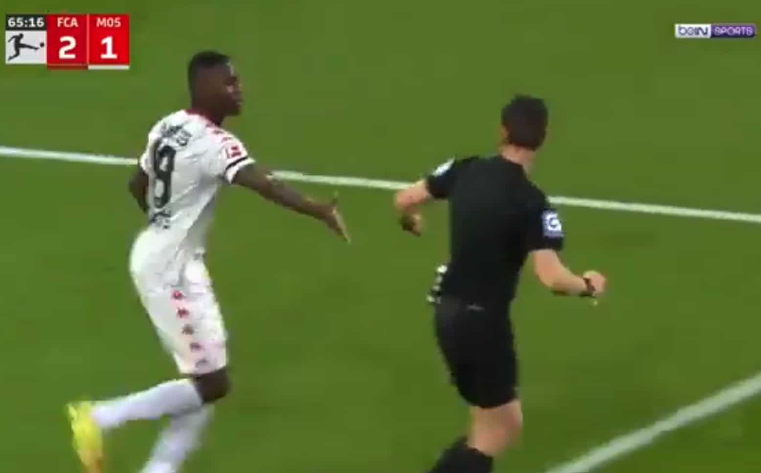 Watch: Referee pauses match to allow footballer to break Ramadan fast in historic first
