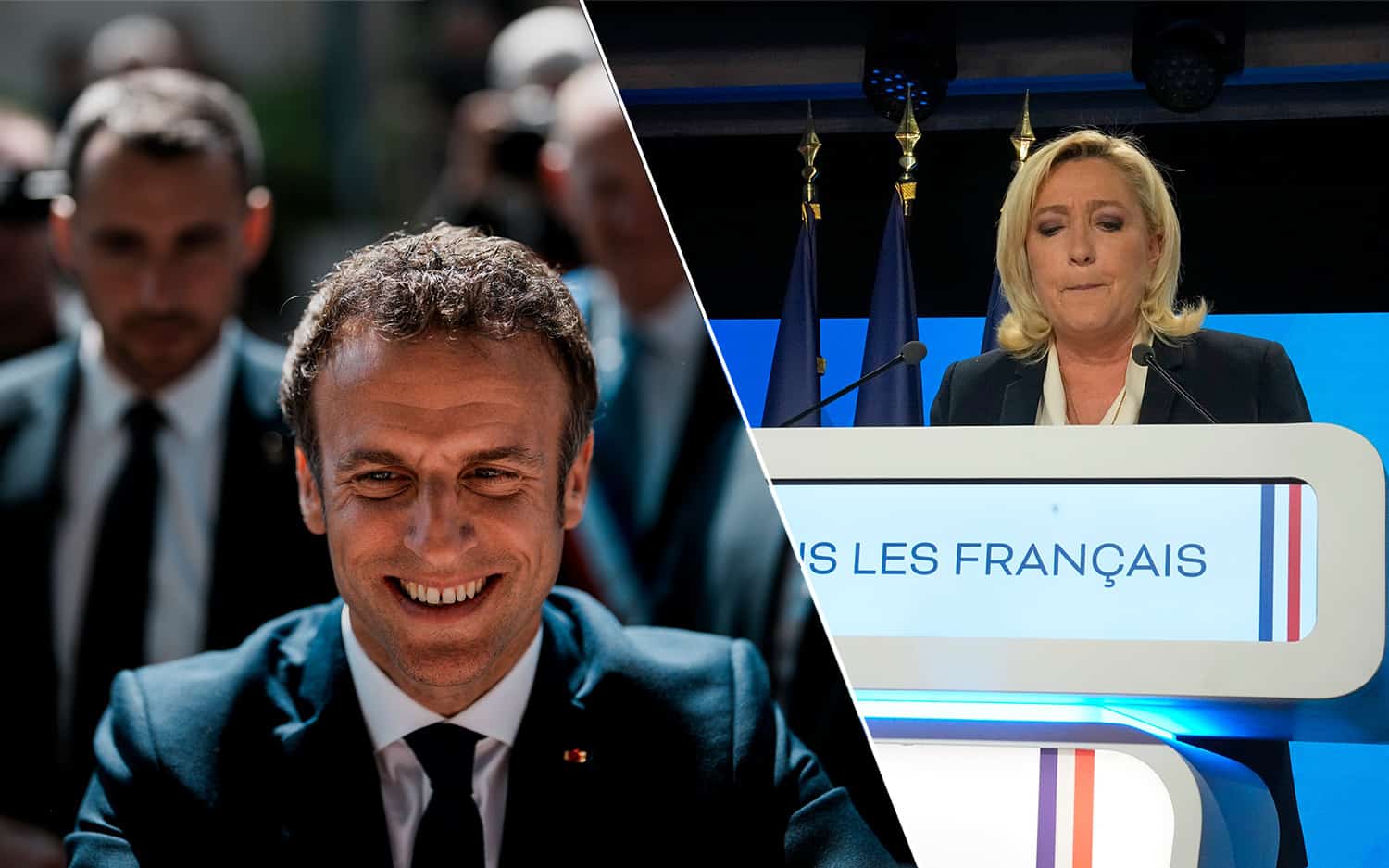 Emmanuel Macron beats Marine Le Pen to win second term