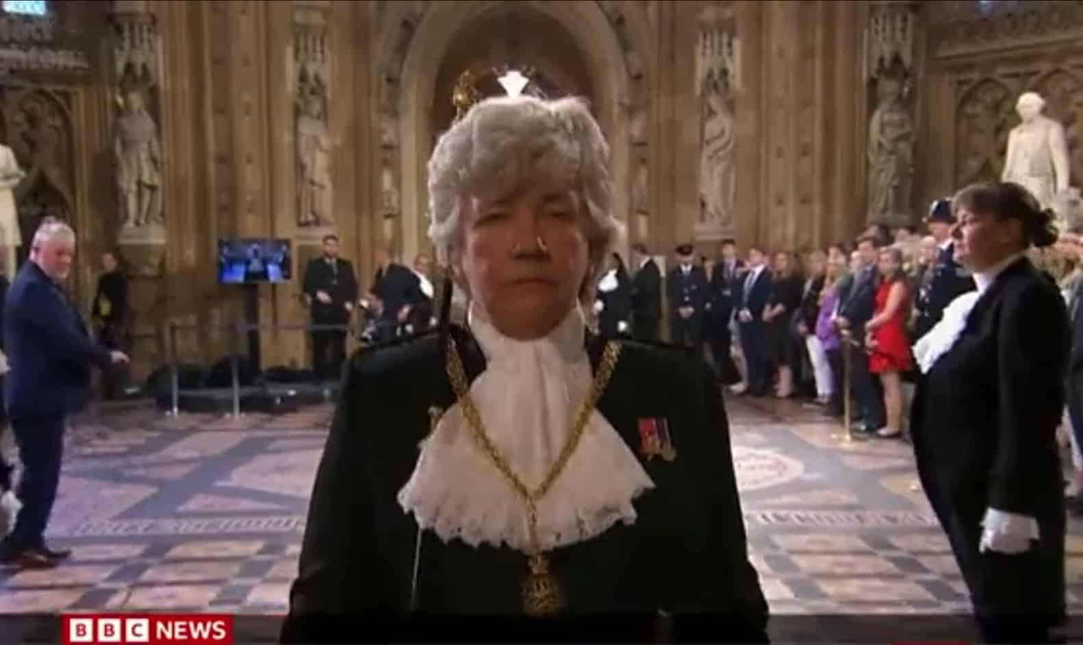 Watch: Someone has put the Black Rod’s entrance to ACDC music, and it’s wonderful