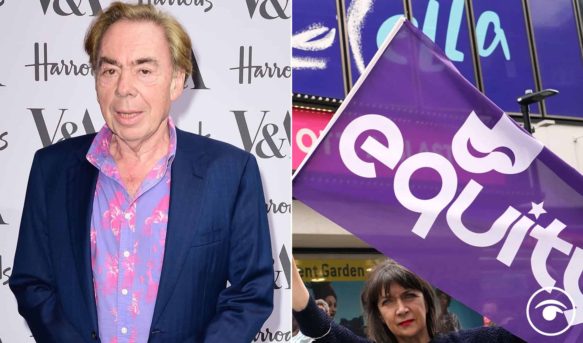 Lloyd Webber who once flew into UK to vote to cut tax credits slammed for closure of Cinderella