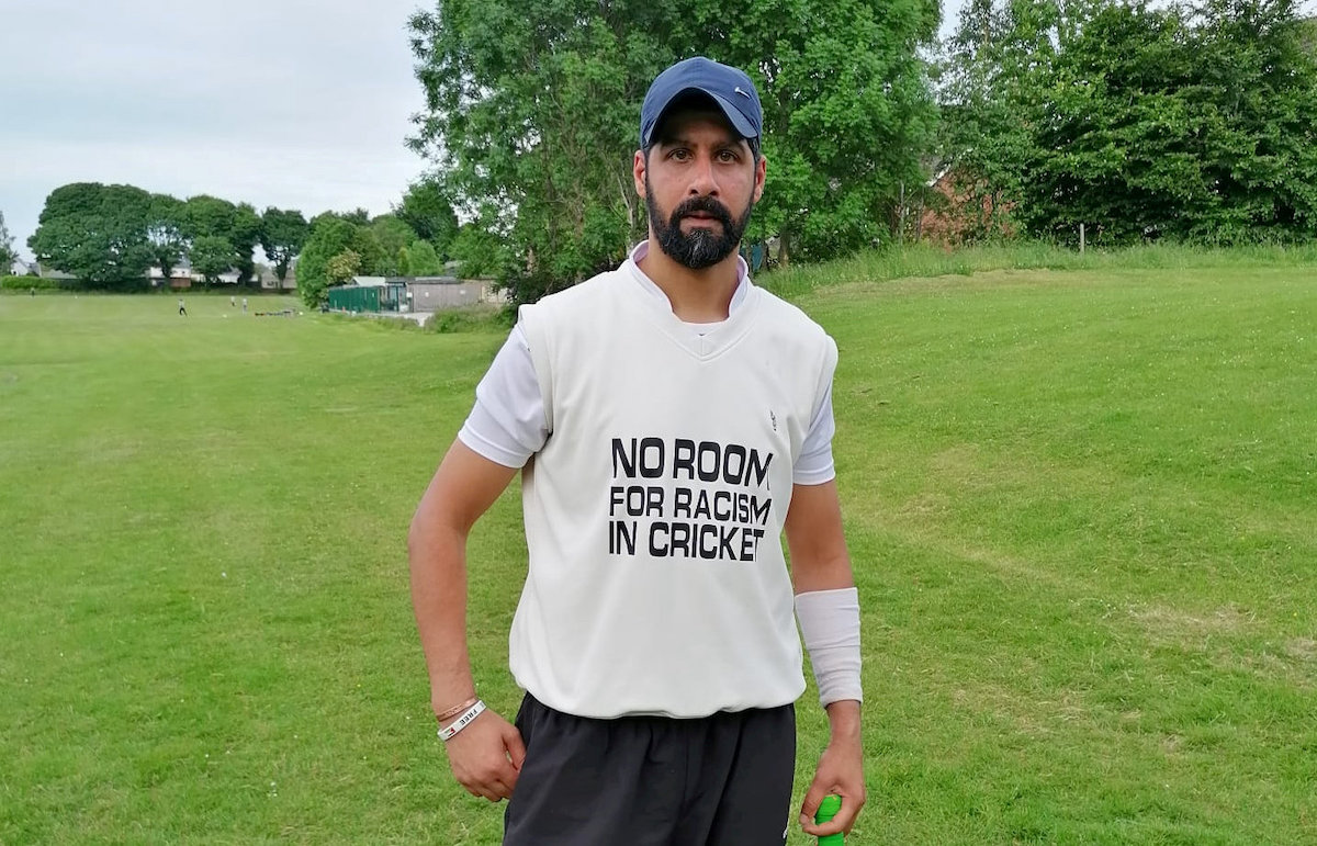 Yorkshire cricketer claims league threatened points deductions – after wearing ‘no room for racism’ jumper