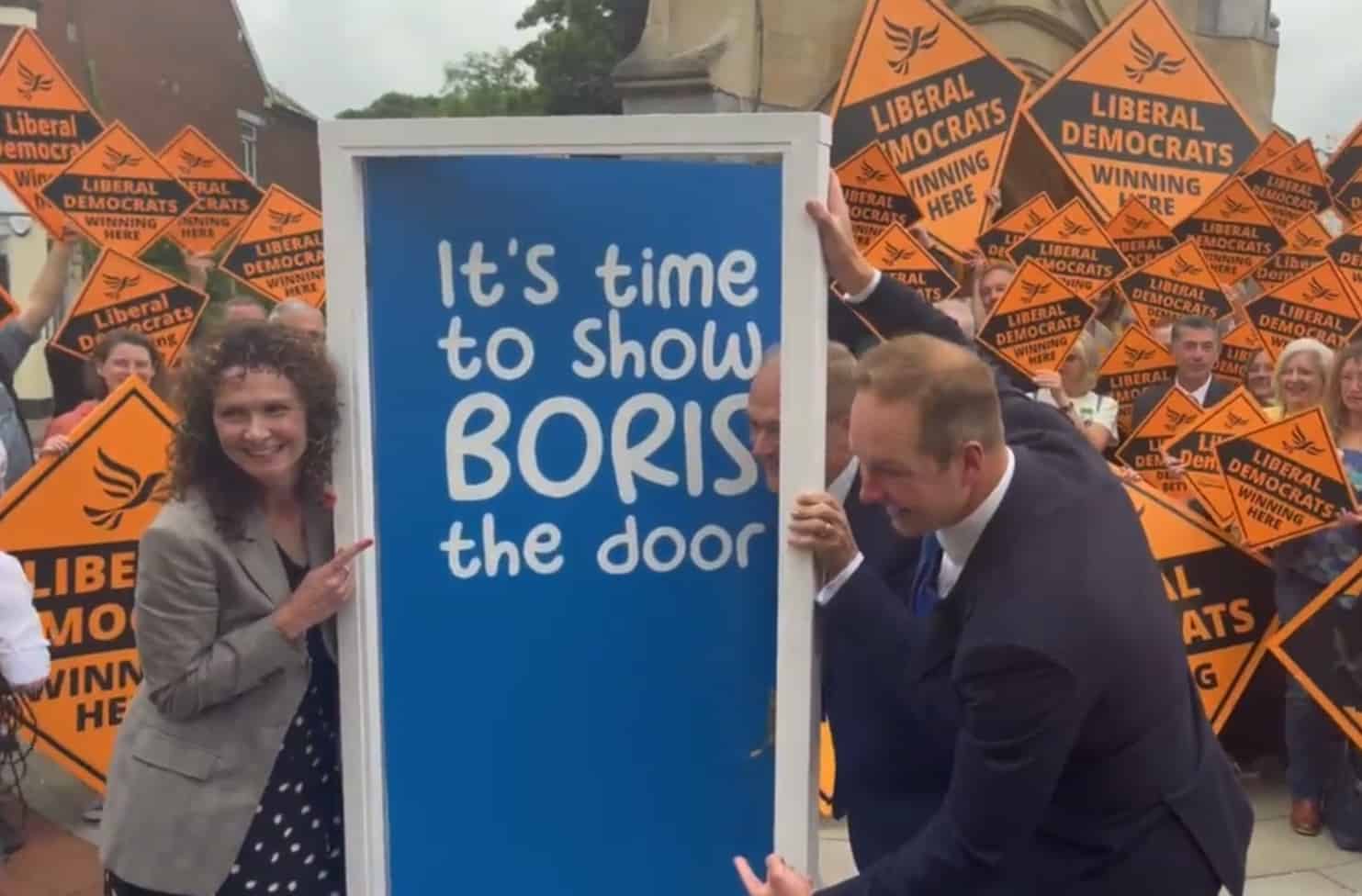 ‘Comic Sans’ trends as Lib Dems say it’s time to show Boris the door