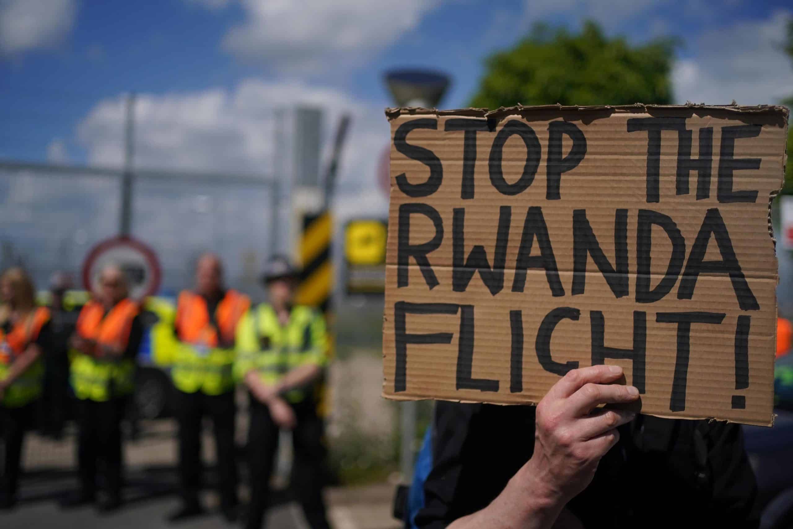 Last-ditch bid to block Rwanda deportation flight REJECTED by Court of Appeal