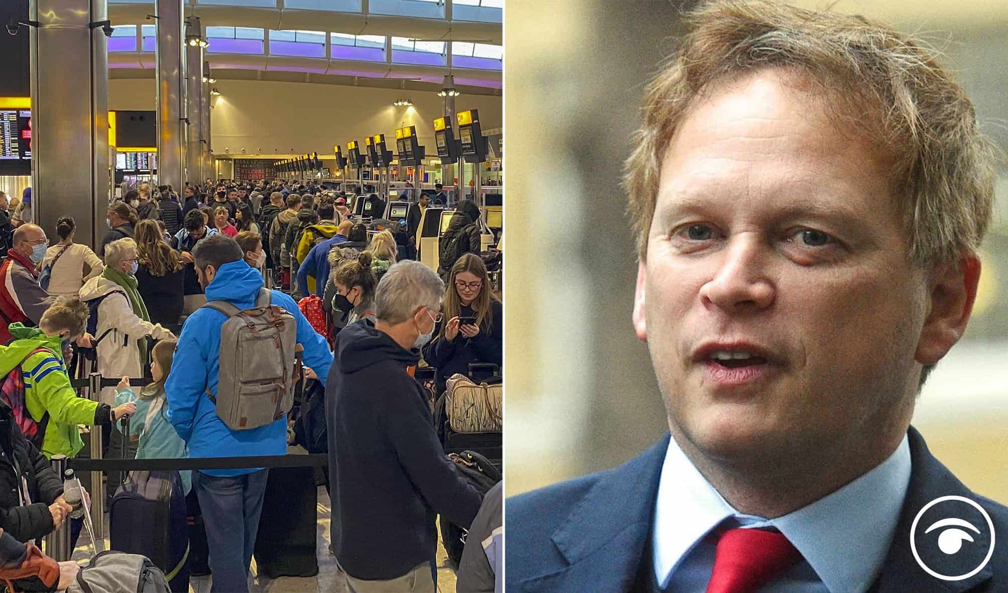 Brexit: Army called for as Shapps ‘risking travel chaos by ruling out emergency visa for aviation workers’