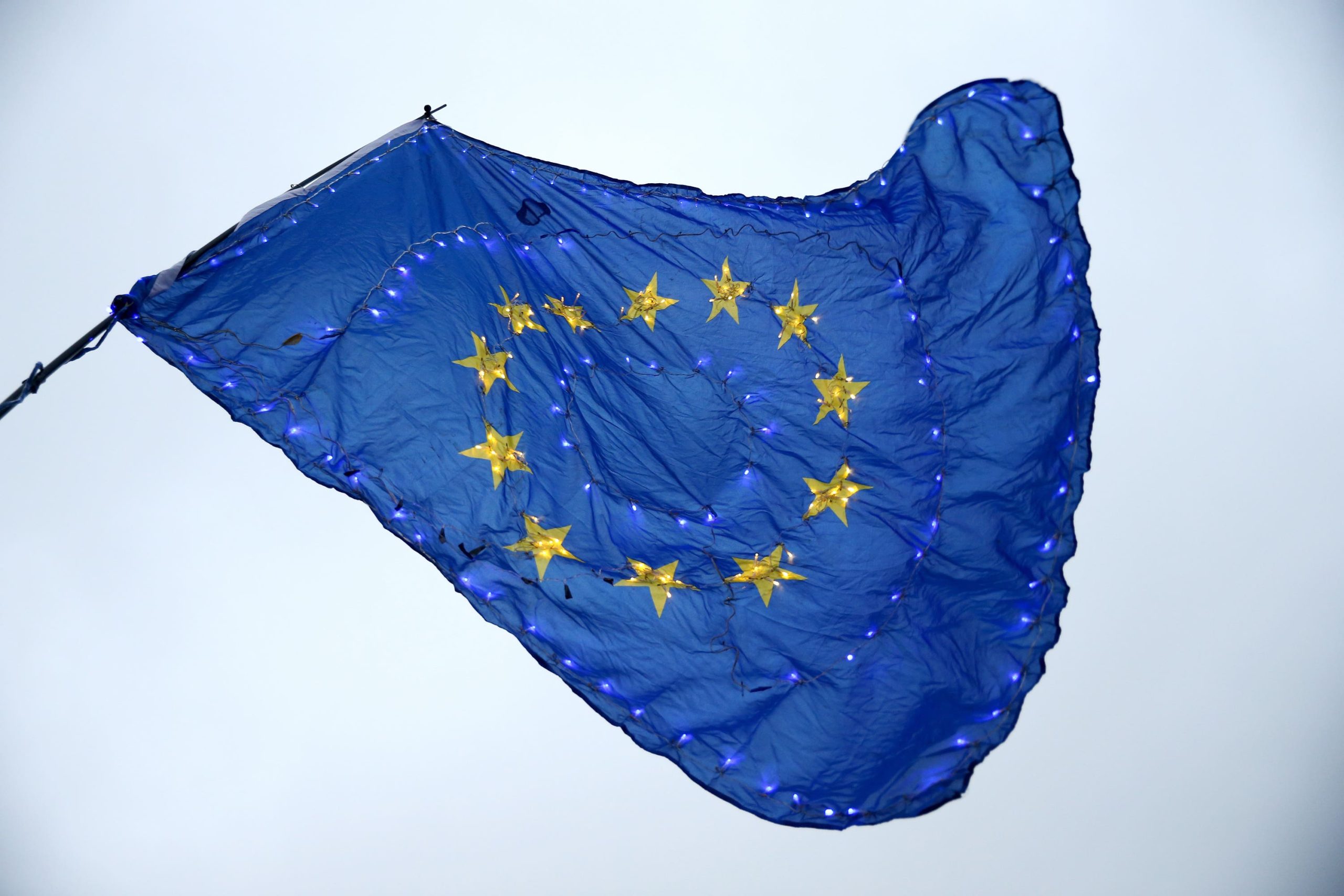 Watch: ‘Moving to tears’ as EU flag brought into Ukranian Parliament ‘to stay’