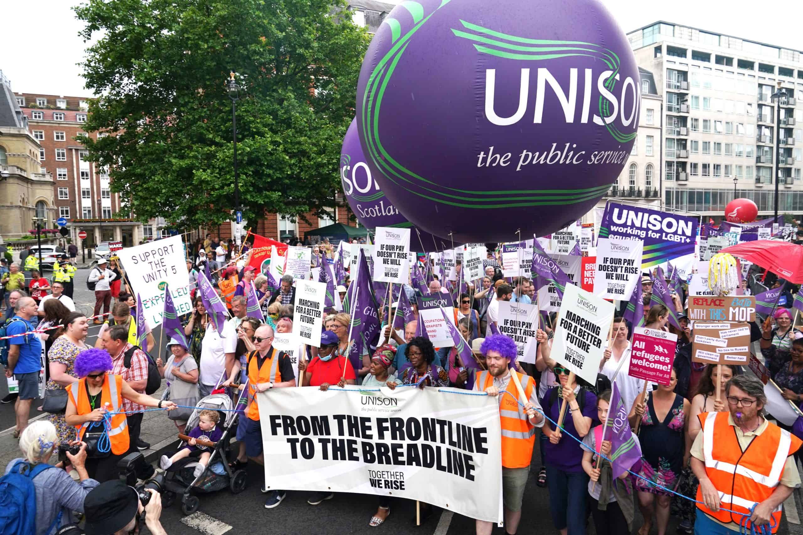 General strike? Unions’ anger at potential pay offer to public sector workers