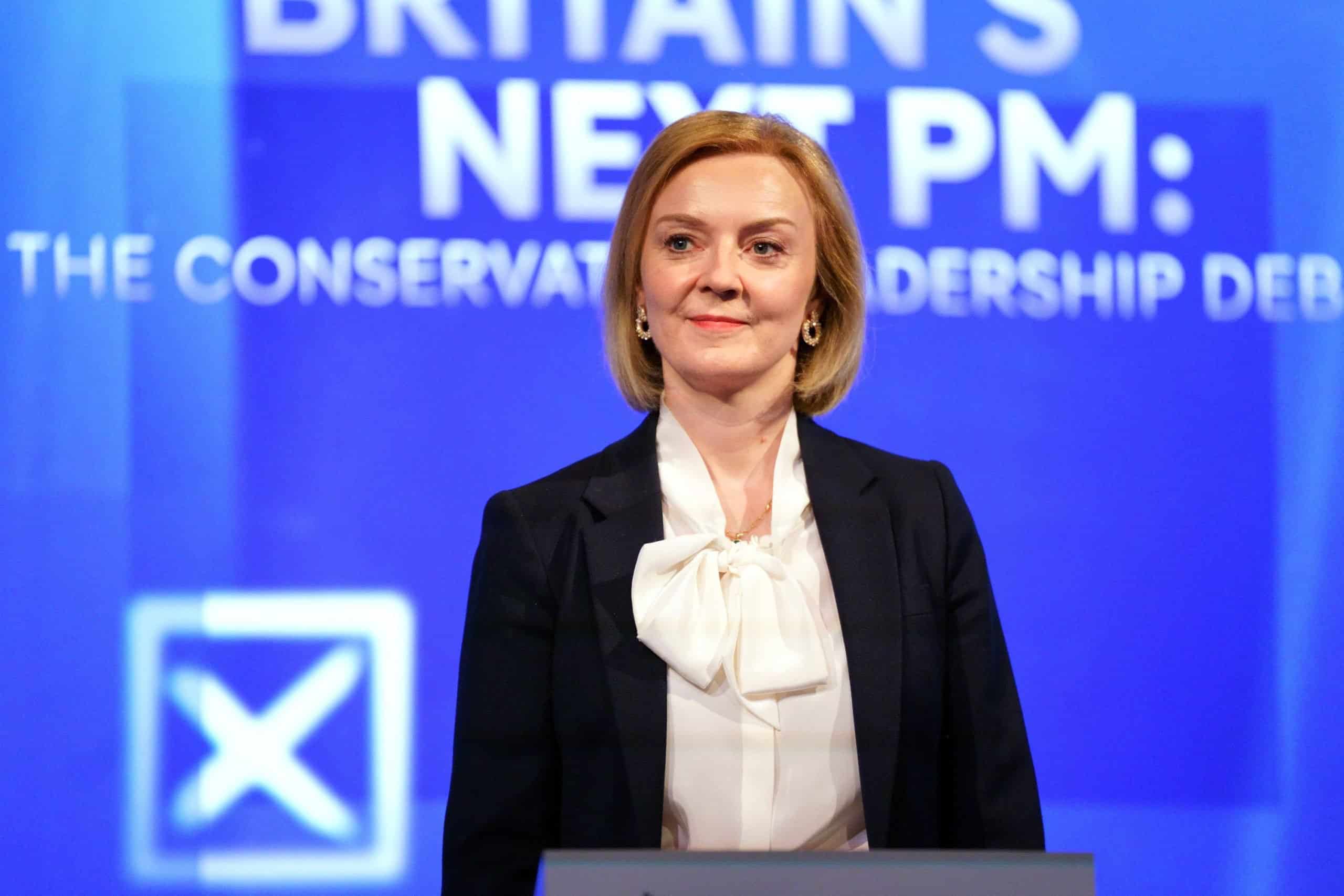 Liz Truss’ first tweet as she goes head-to-head with Sunak fell flat on her face
