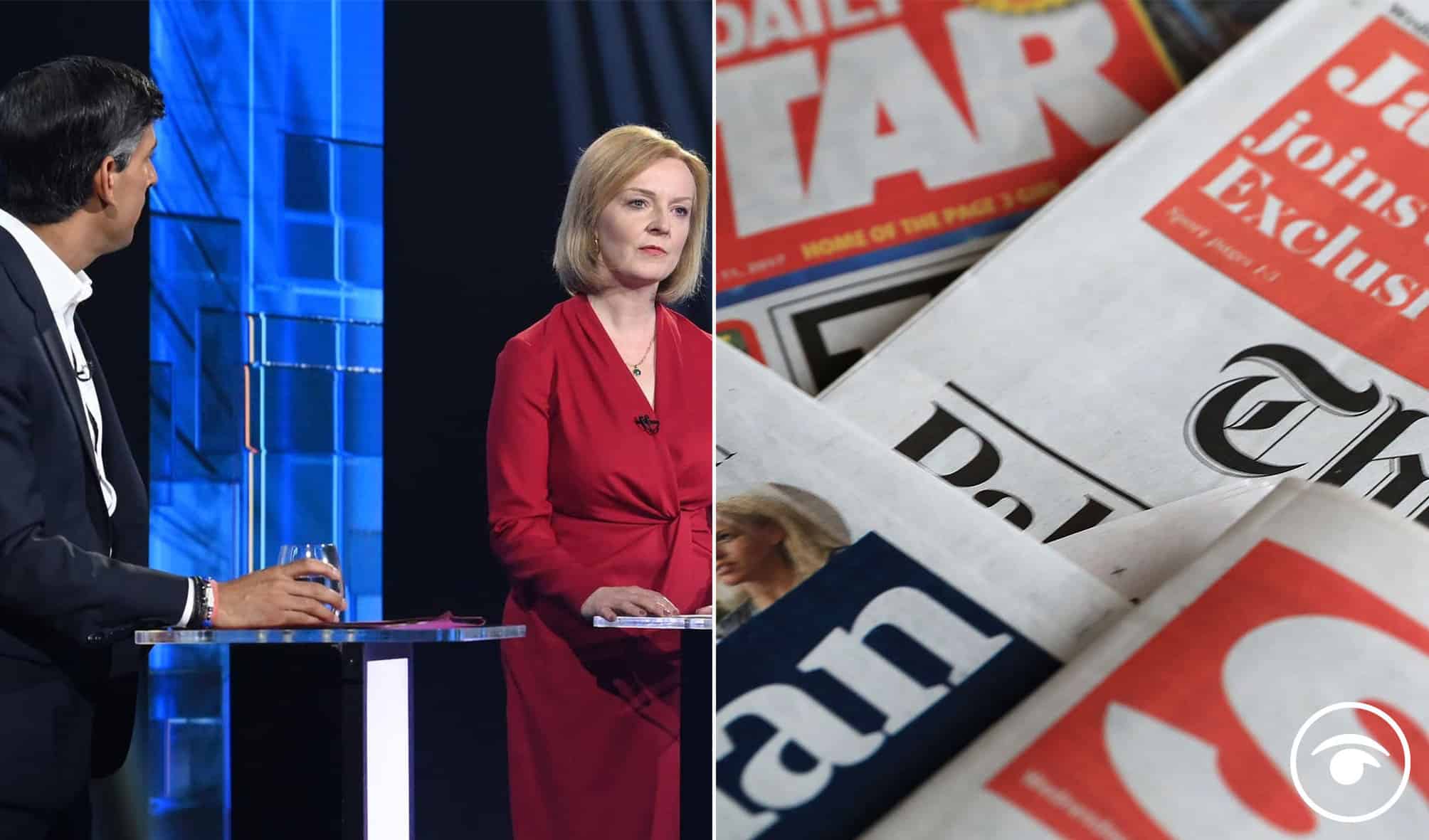 ‘Out of the lying man & into the dire:’ Papers not very enthusiastic about yesterday’s political moves