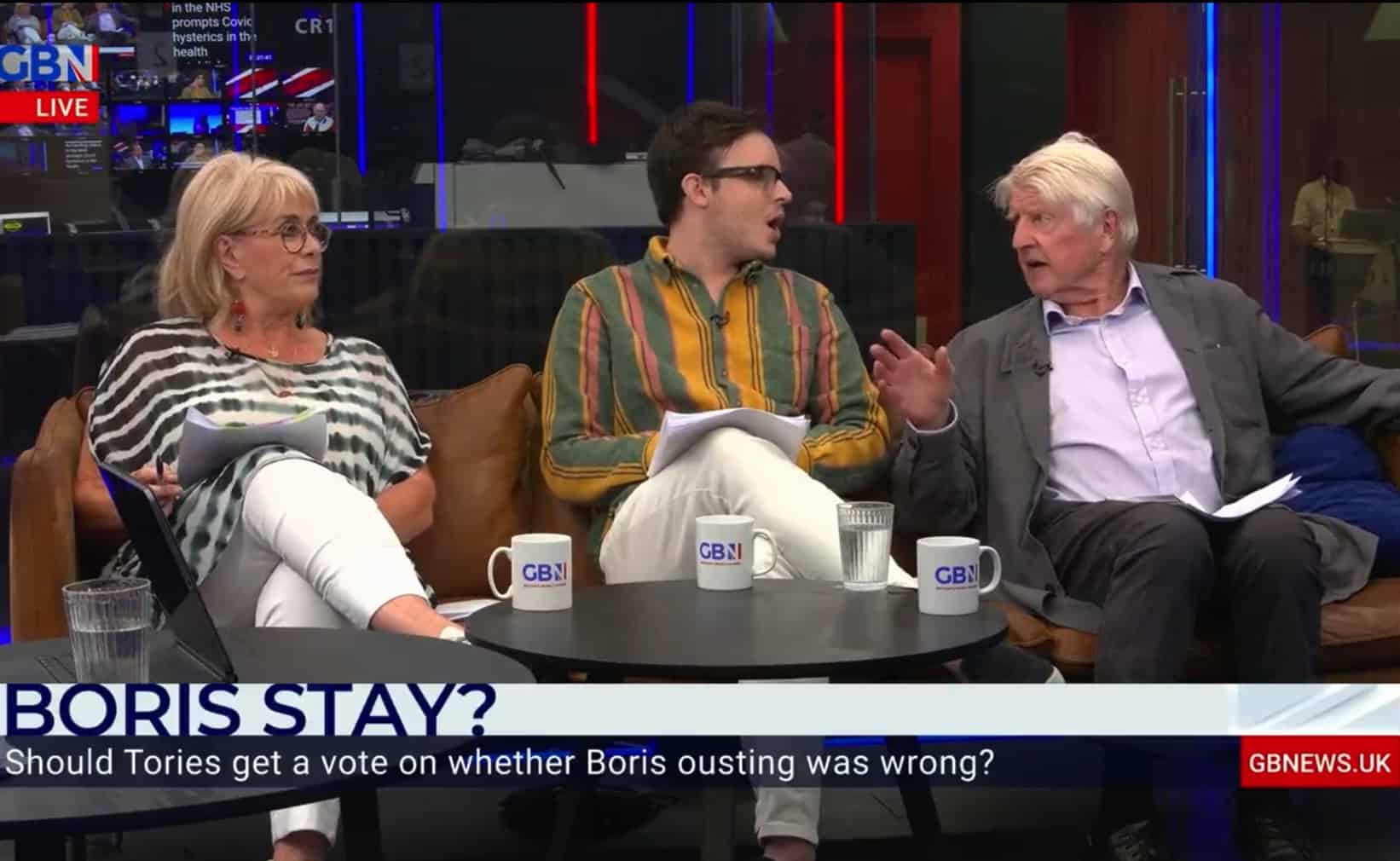 Watch: Stanley Johnson snaps after journalist dubs Boris a ‘liar’
