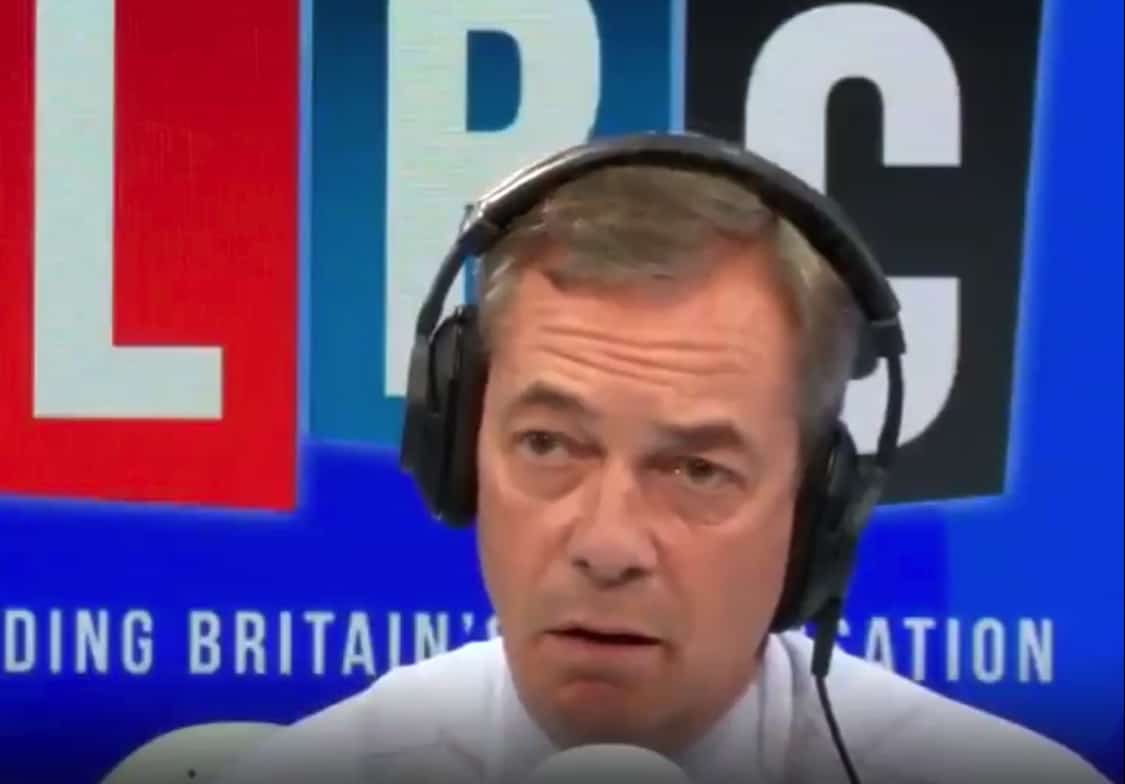 Farage reminded of pledge to move abroad if Brexit fails