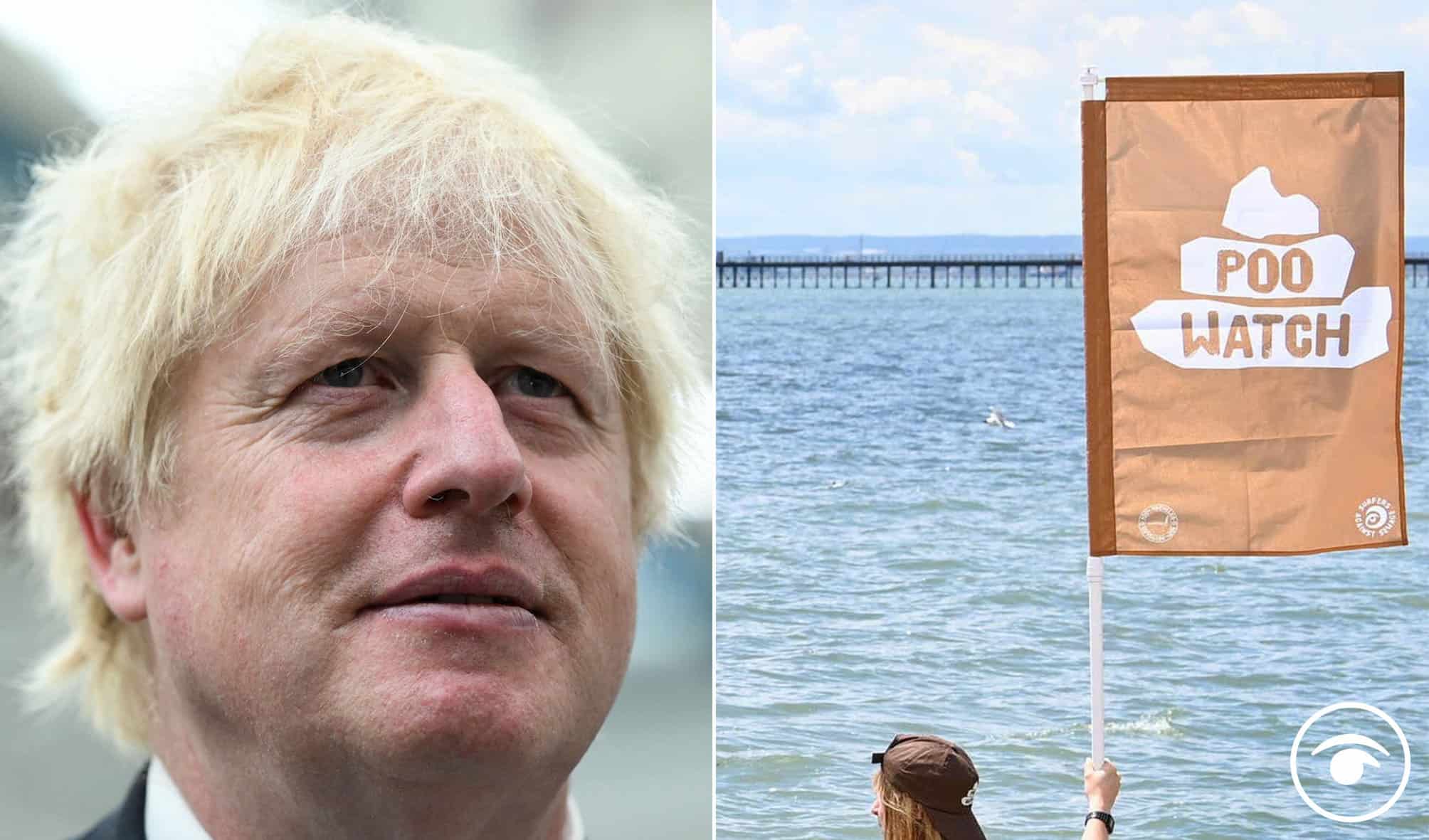 Rachel and Stanley Johnson blame Boris Johnson for sewage shame – This pic sums it up