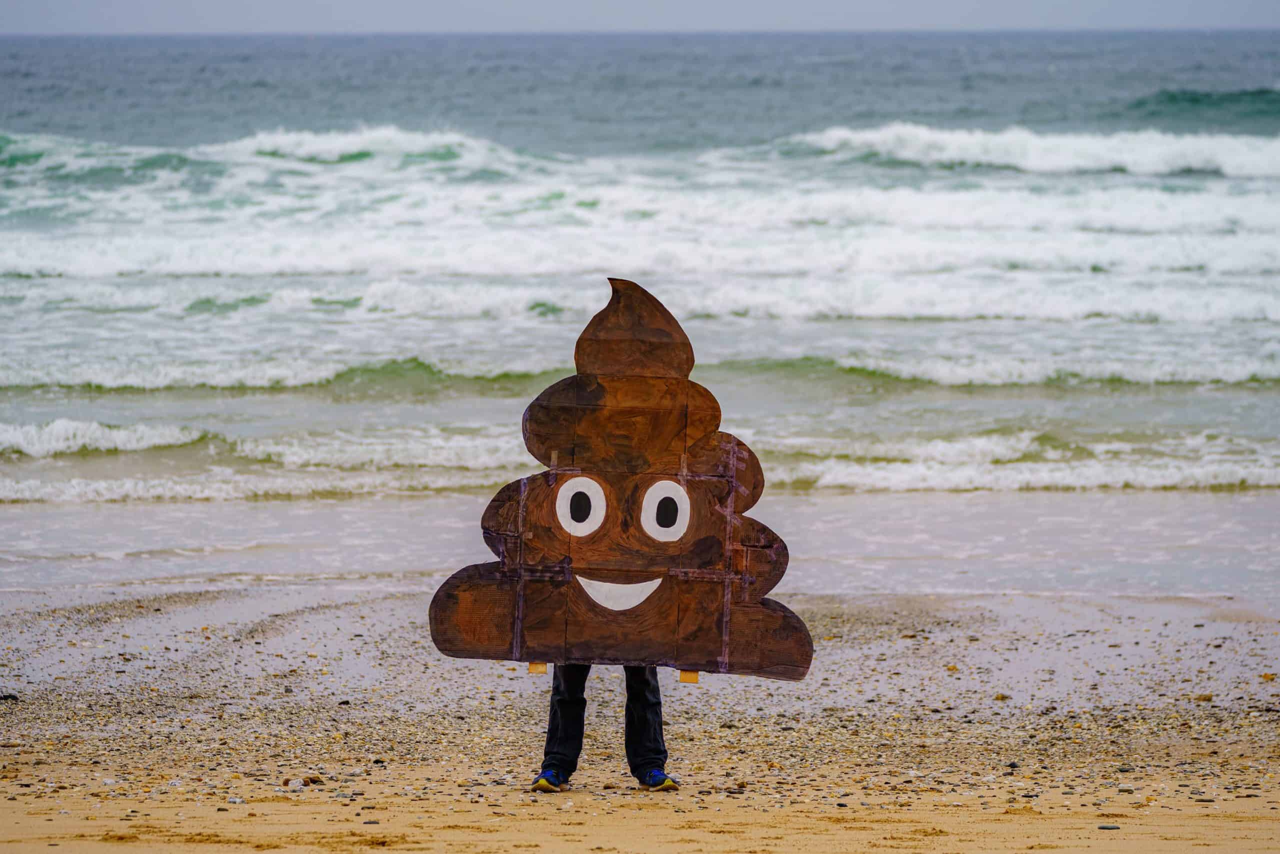 Fancy a swim? Sorry, the beaches are covered in sewage