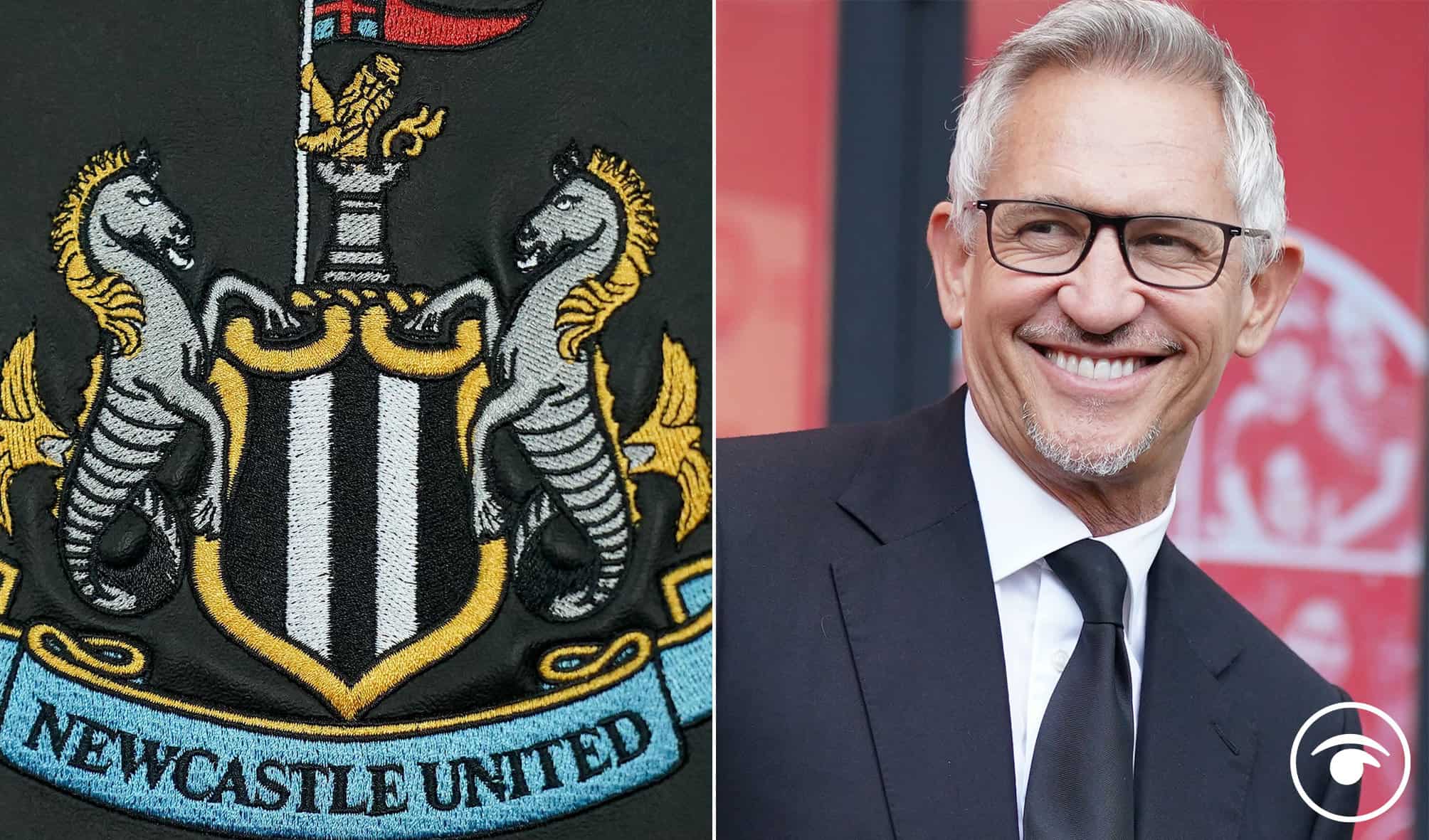 Gary Lineker cracks joke about Newcastle United substitution against Man City