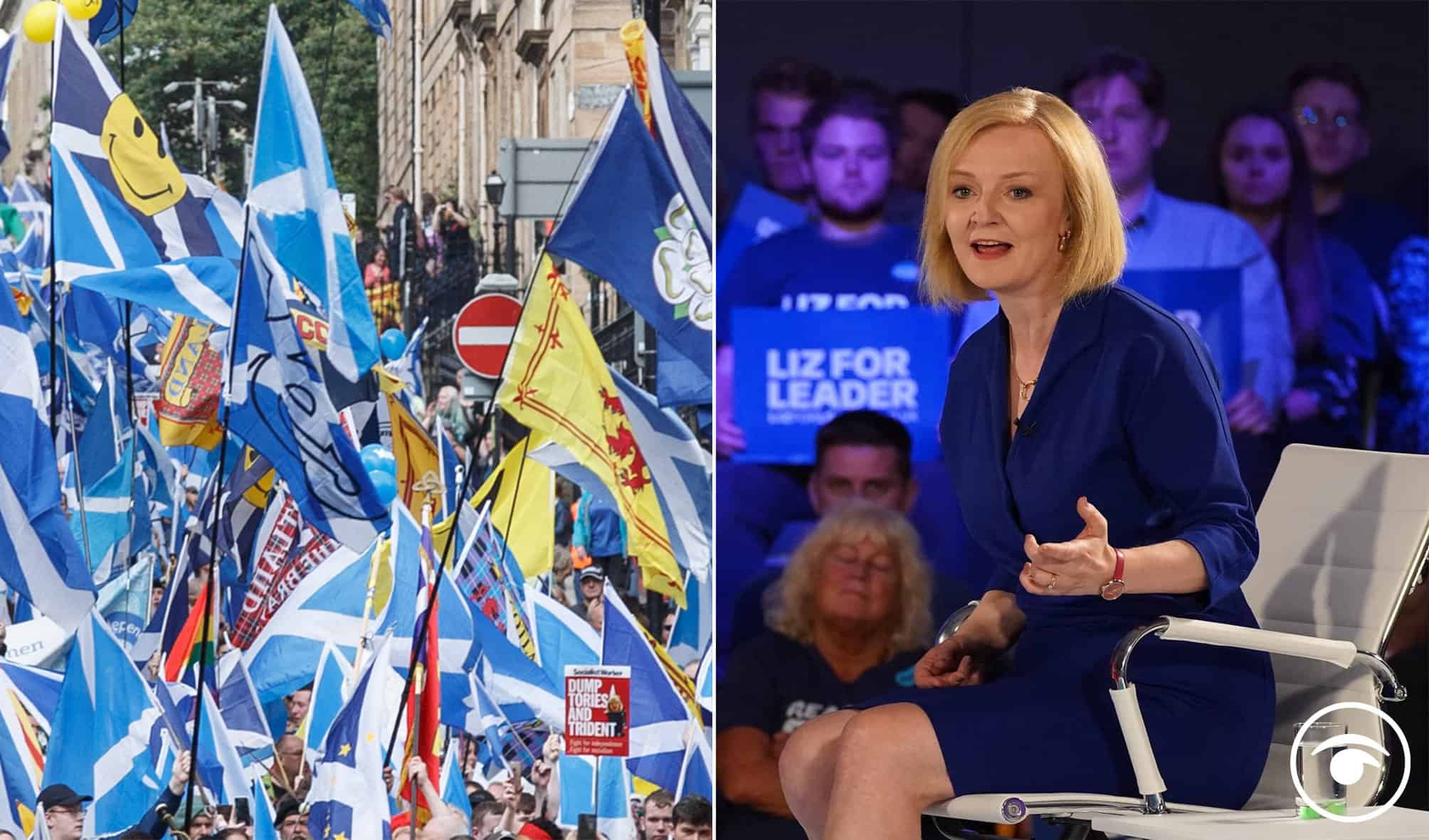 Liz Truss claimed Scottish Govt spending ‘entire resources’ on independence and is lampooned