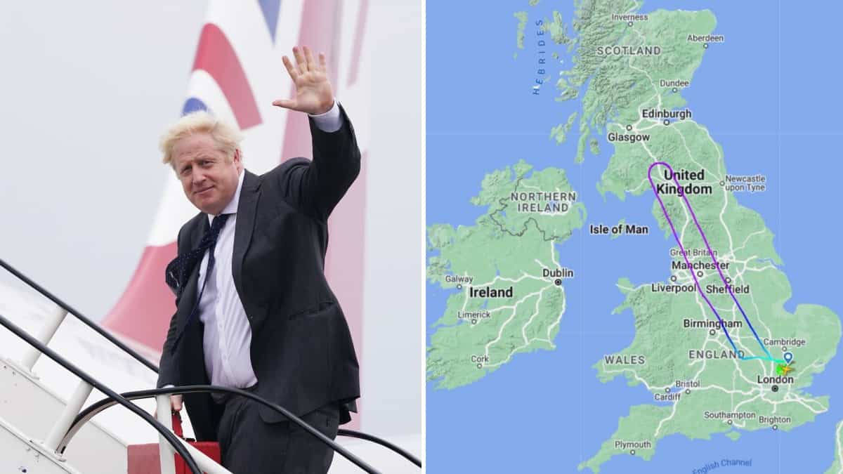 PM’s private jet used to transport Whitehall staff on ‘boozy jolly’ around the UK