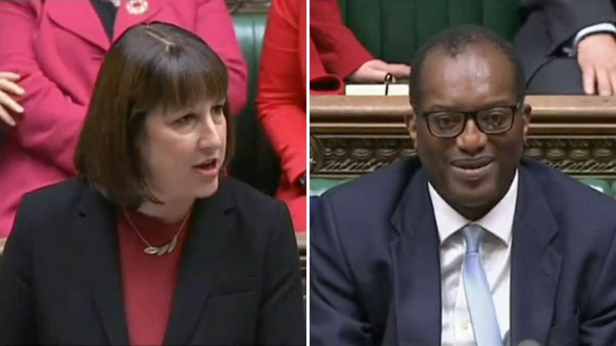 Rachel Reeves thanks chancellor for ‘comprehensively demolishing’ his party’s record