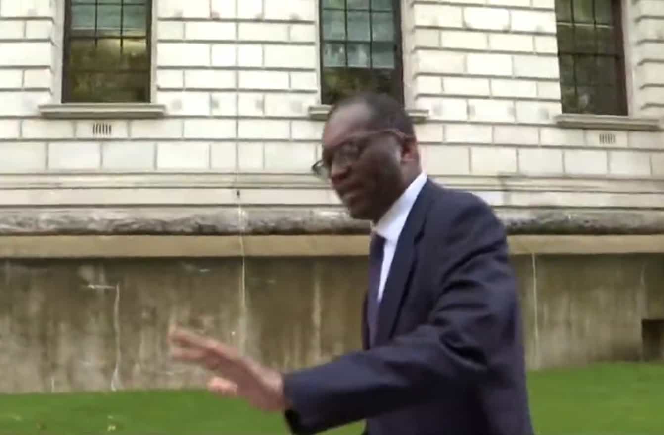 Kwasi Kwarteng refuses to comment as pound plummets