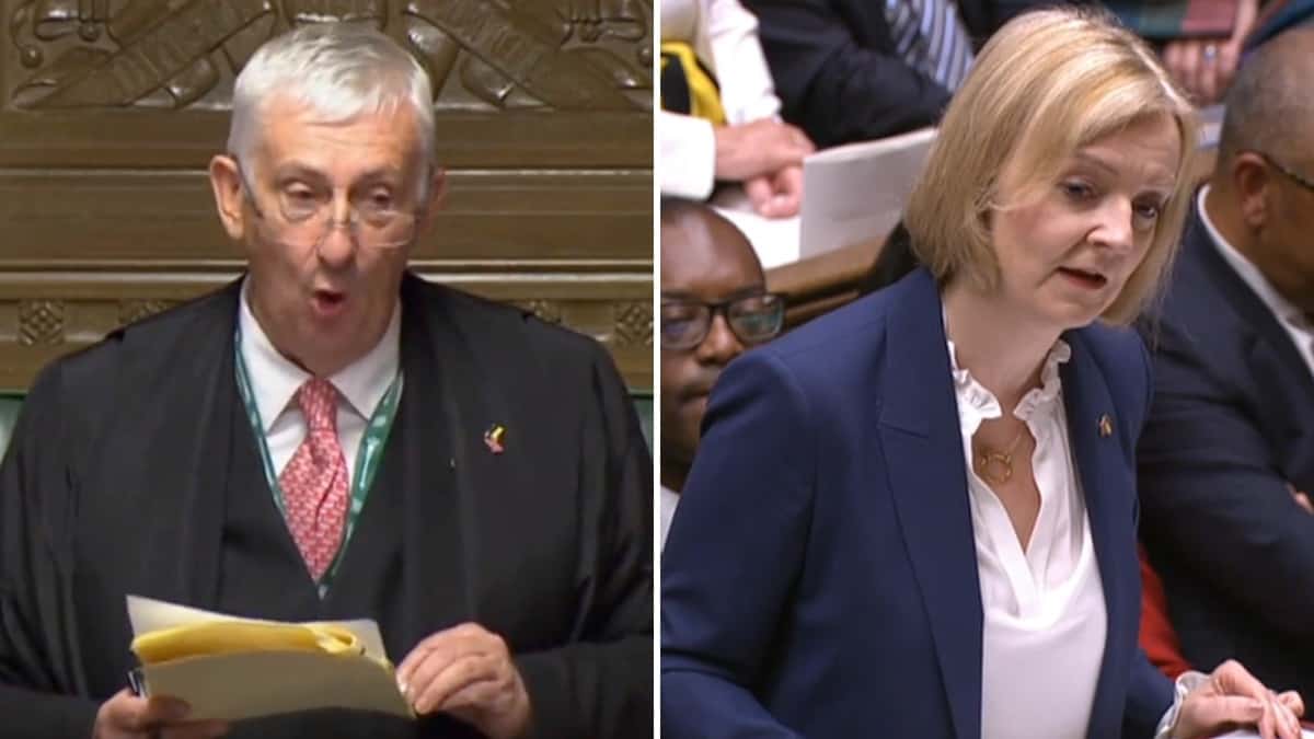 Truss gets rap on the knuckles from Speaker ahead of energy price plan announcement