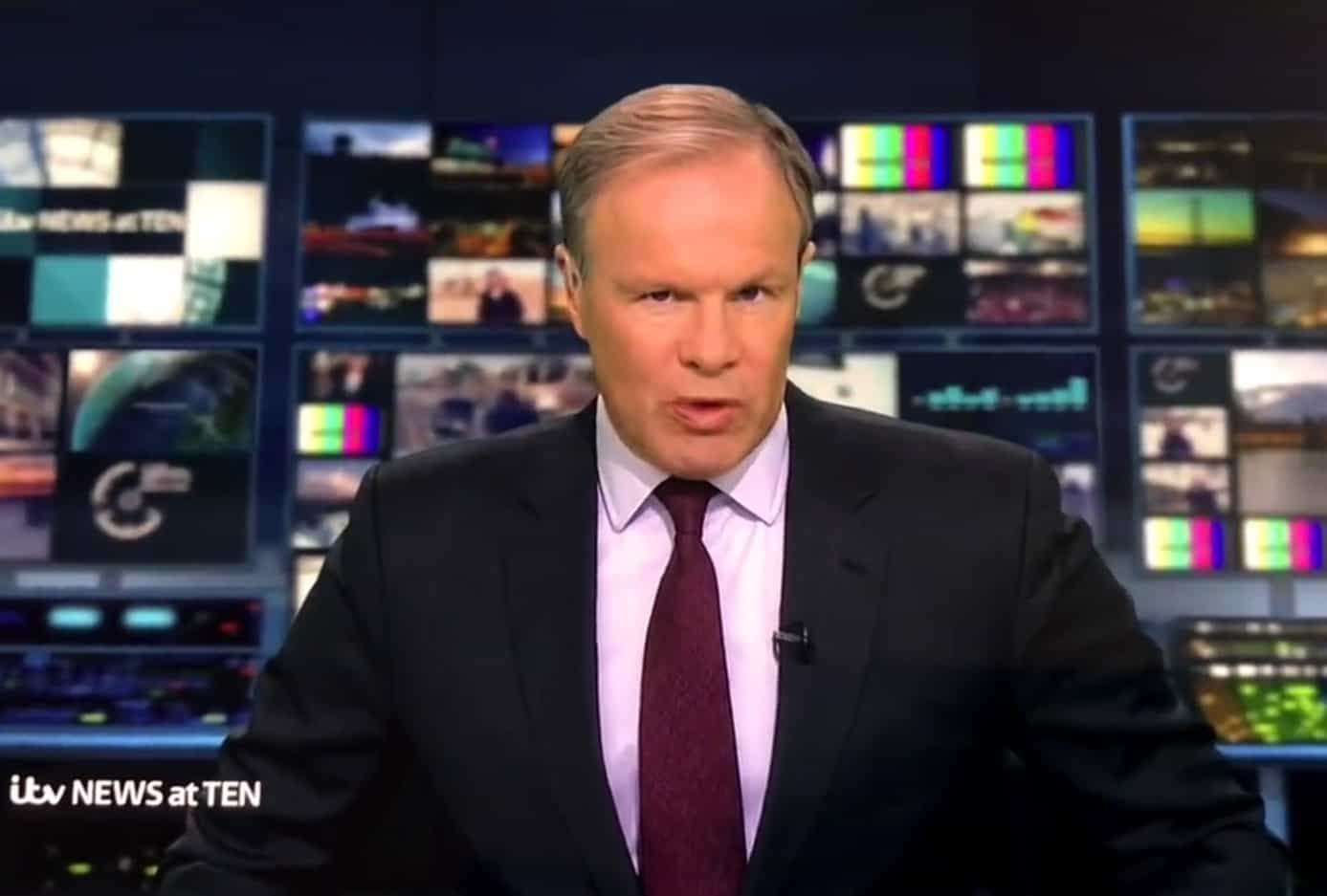 Memorable opening to ITV News bulletin goes viral