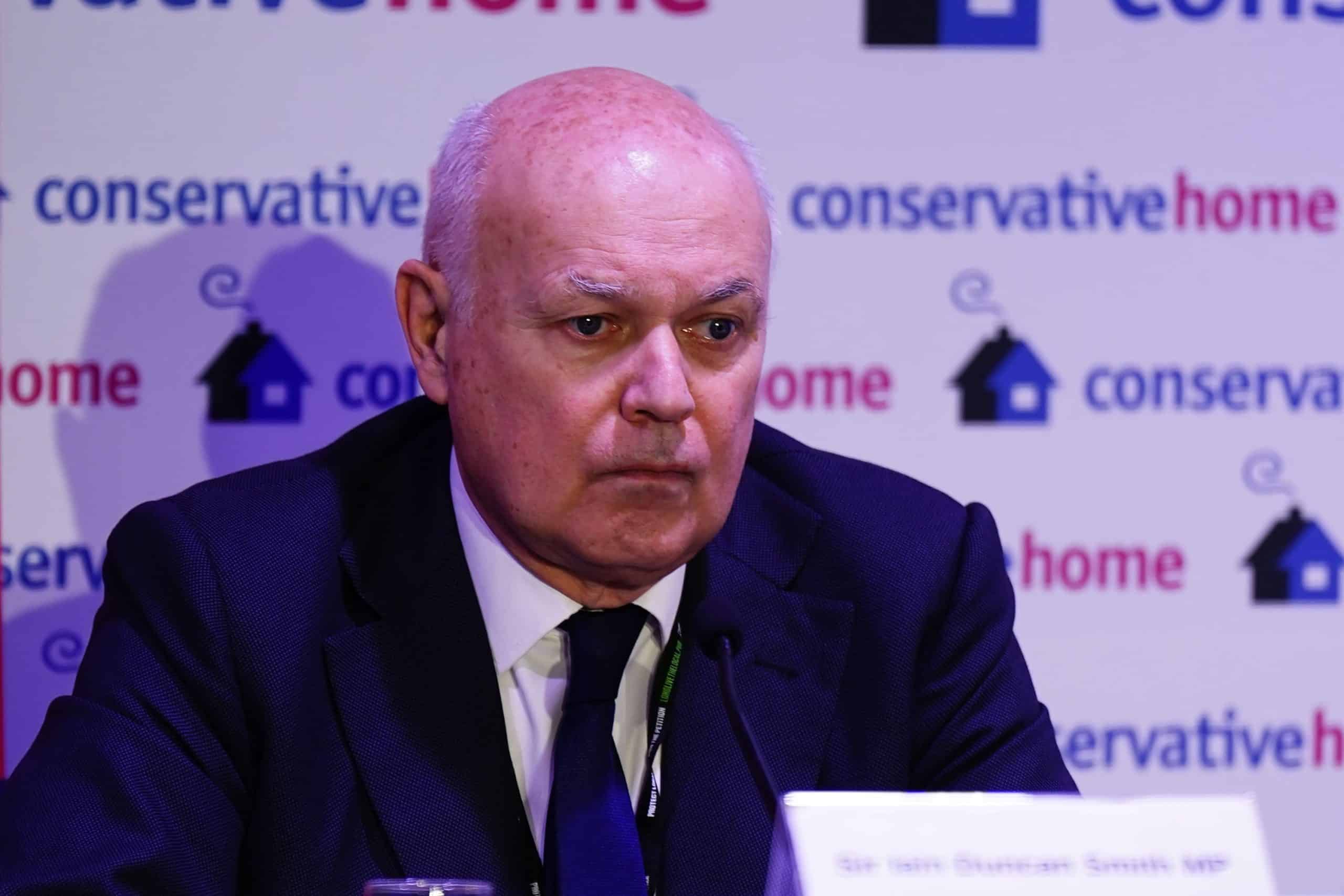 Benefit cuts don’t make sense if you want growth, says Iain Duncan Smith