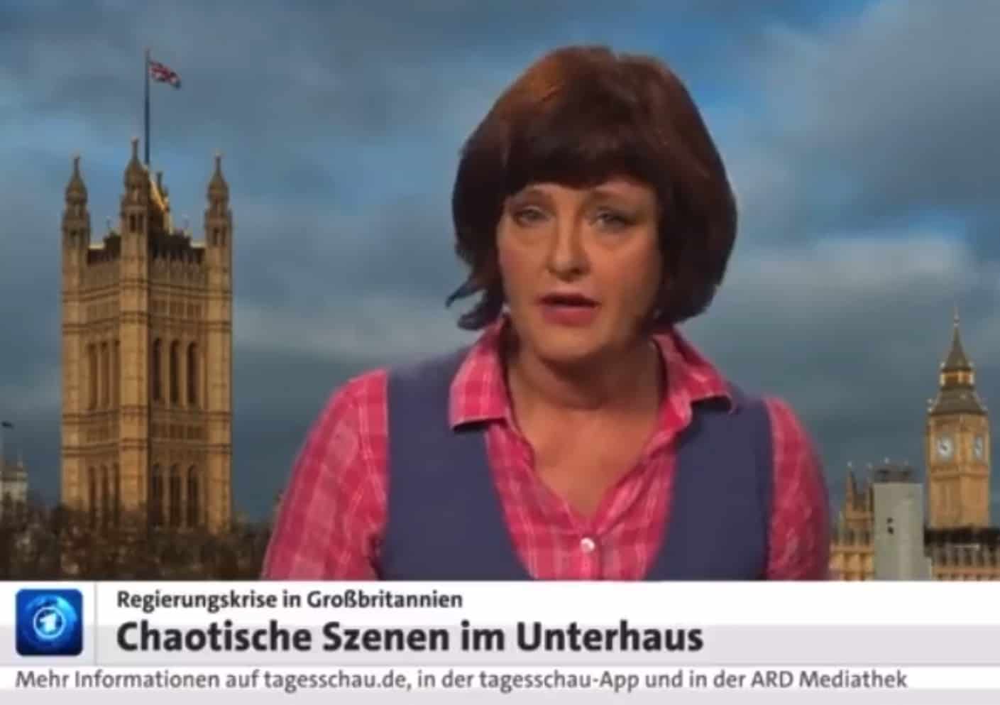 German TV presenter reading Whittaker’s fuming comments is a thing of beauty
