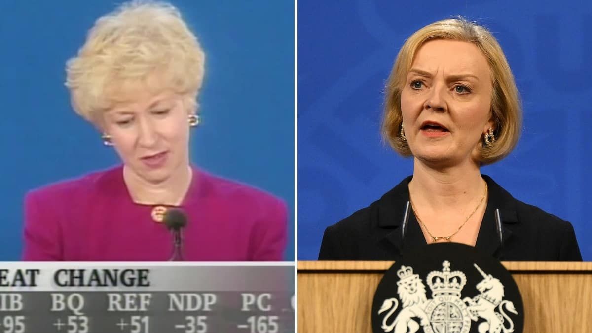 When a Tory government went from a majority to having 2 seats