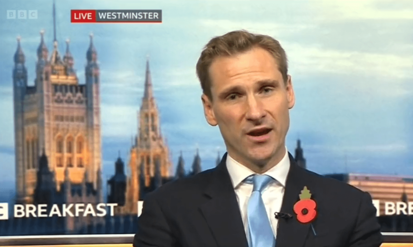 WATCH: Presenter has Tory MP squirming when asked what his credentials are