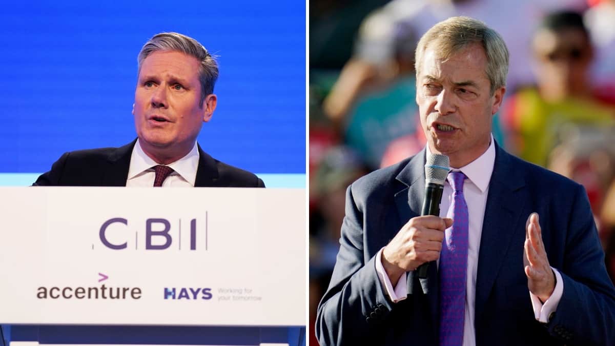 Farage praises Starmer for copying UKIP policy on immigration