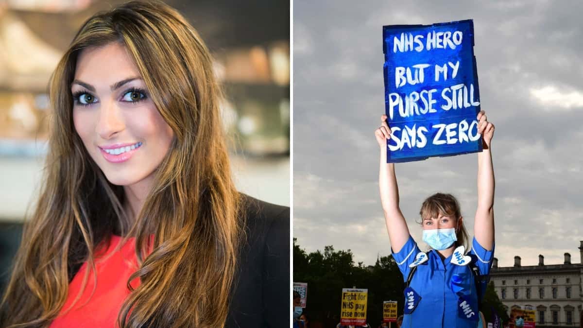 Apprentice star brands nurses ‘irresponsible’ and ‘cruel’ for going on strike