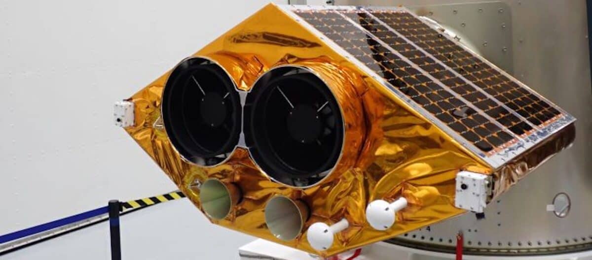 EOS SAT-1 satellite powered by EOS Data Analytics (EOSDA). Image: EOS Data Analytics