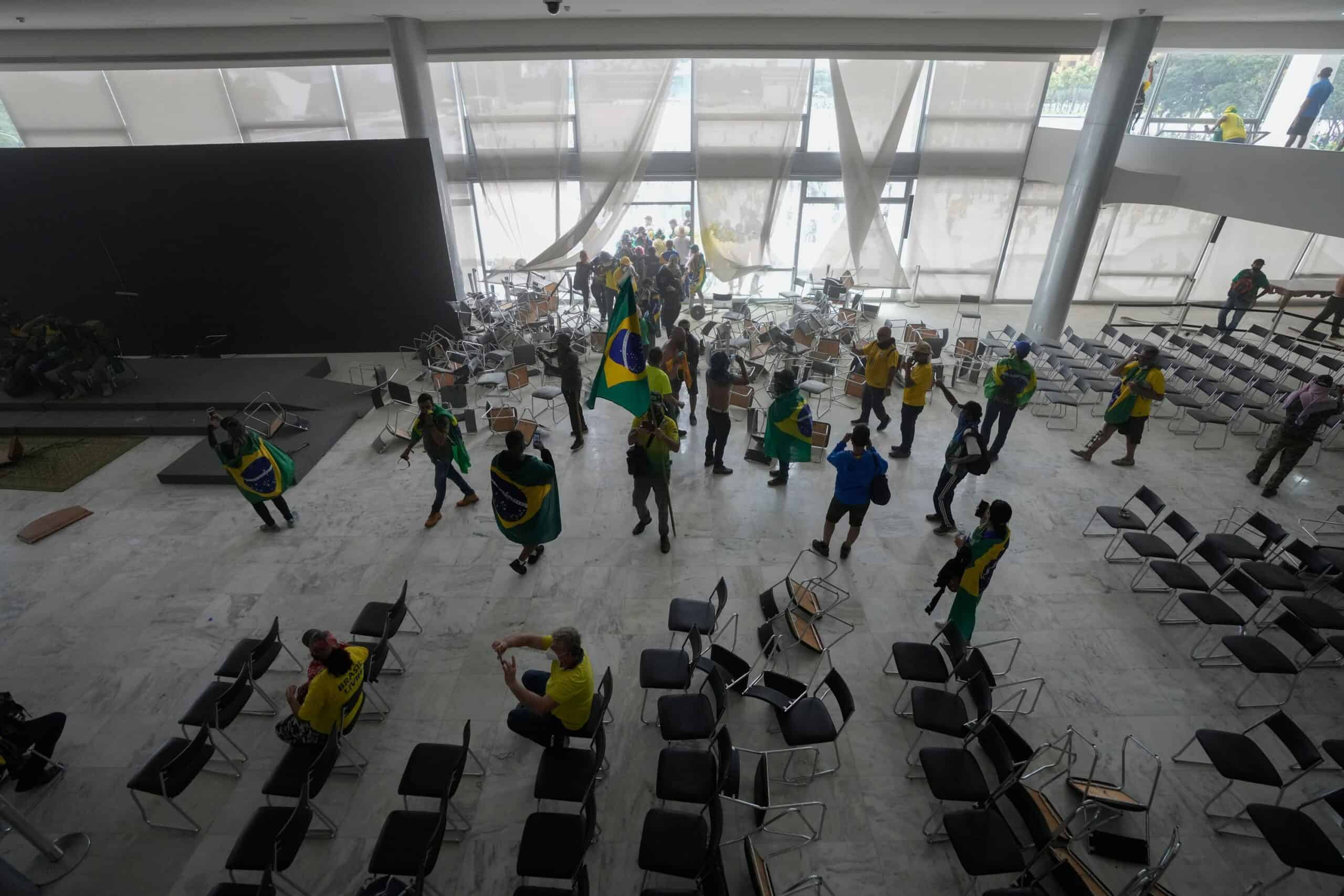 Hundreds arrested after Brazil’s Congress stormed by Jair Bolsonaro supporters