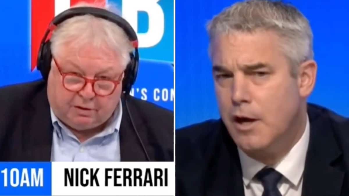 ‘You don’t accept ONS figures?’: Nick Ferrari tears into Steve Barclay over NHS