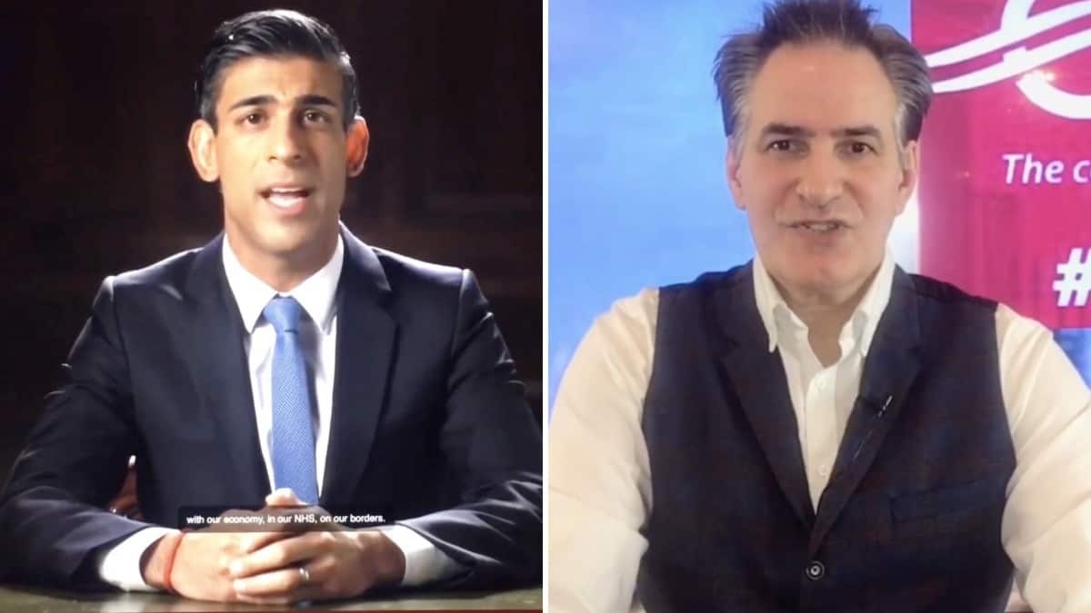 Lawyer fixes Rishi Sunak’s first party political broadcast