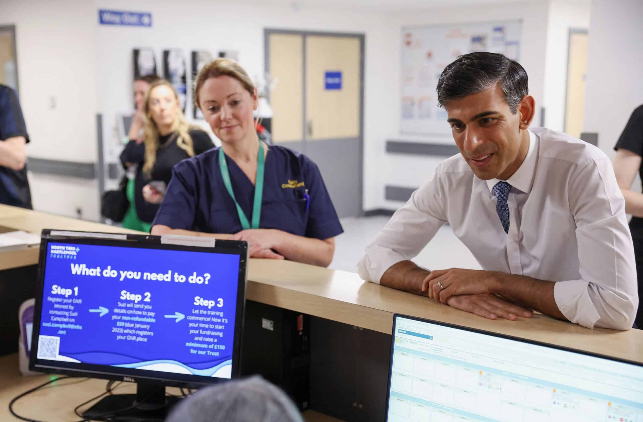 Sunak reminded of Brexit hit to tax receipts as he tells NHS staff there’s no money for pay hike