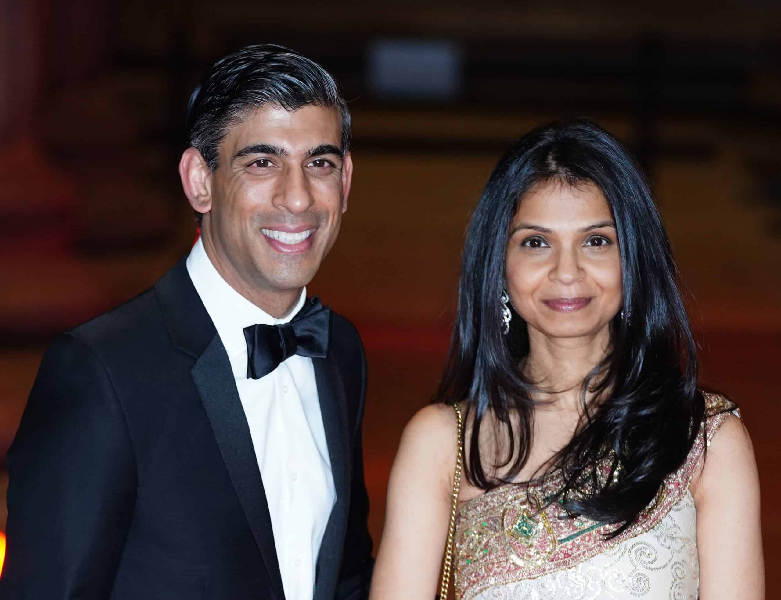 Sunak’s wife held shares in collapsed firm that received £300k taxpayer loan