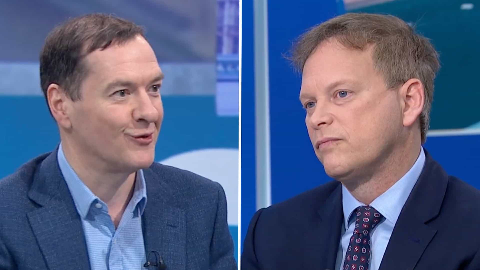 George Osborne tells Grant Shapps Brexit is the reason ‘Britain is stagnating’