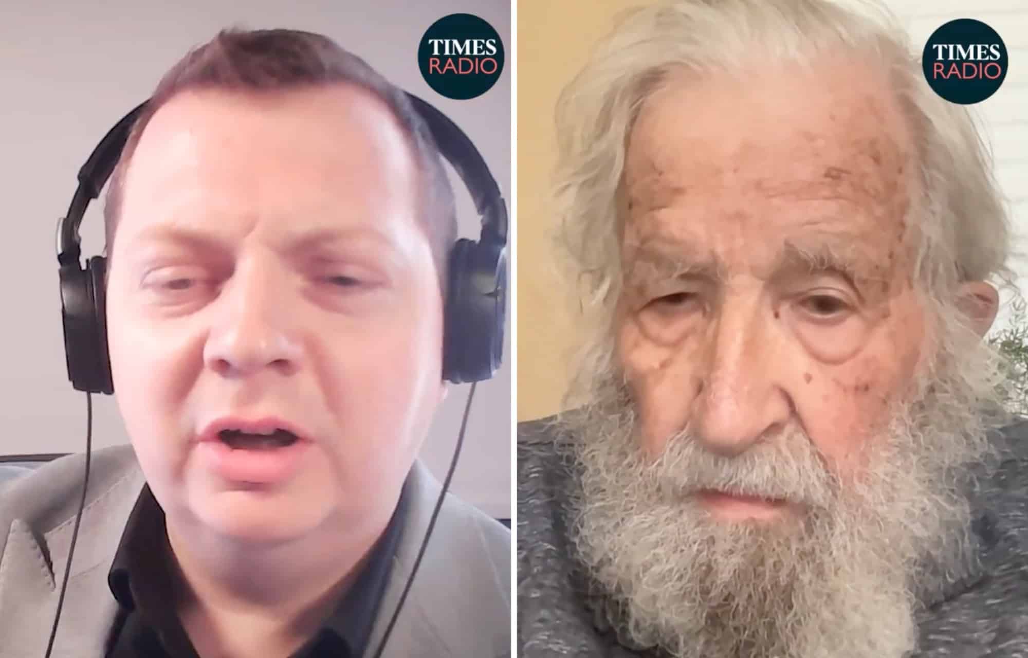 Watch: Chomsky clashes with Times Radio over Corbyn’s record