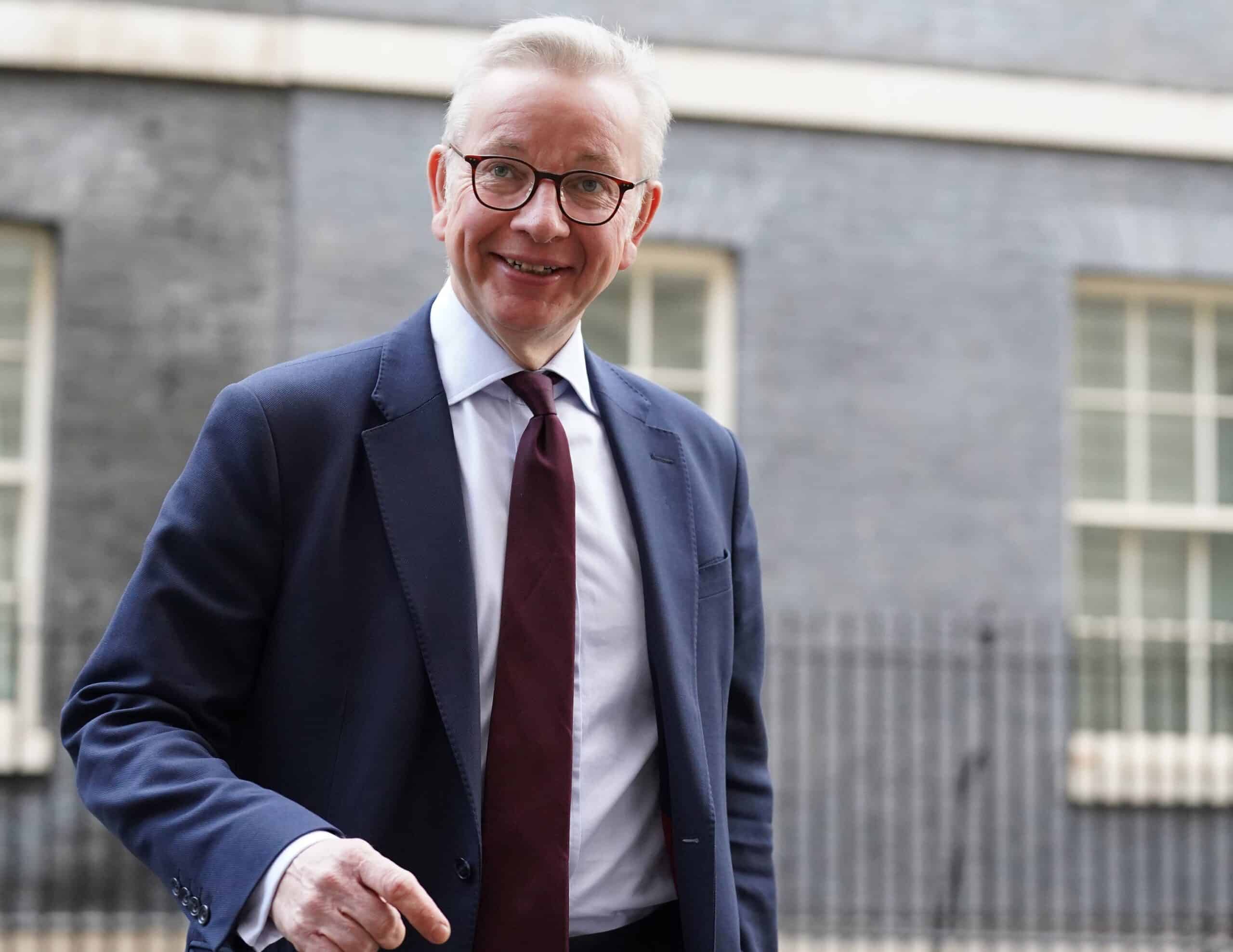 Michael Gove has taxpayer-funded smoking hut built to avoid being heckled in the street