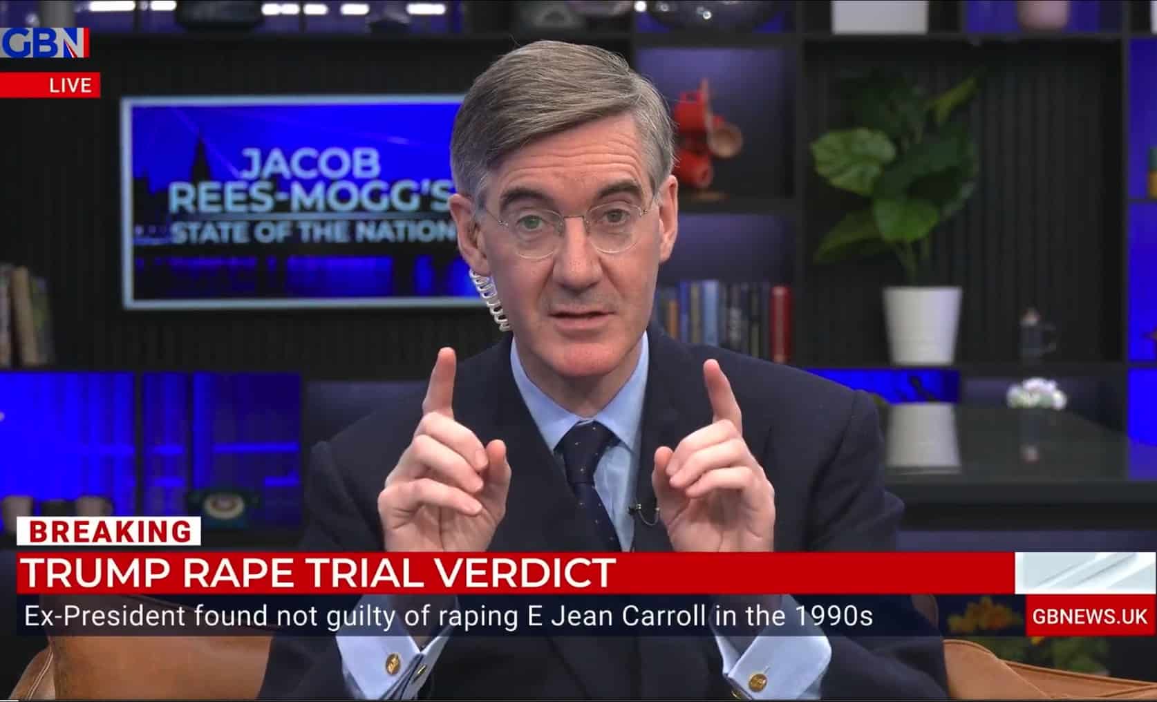 Shameless Rees-Mogg reveals Trump’s ‘not guilty’ verdict and questions US legal system