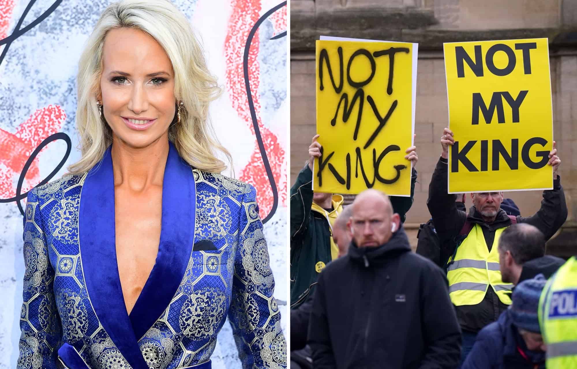 Lady Victoria Hervey says she would arrest anti-monarchists ahead of Coronation and release them after