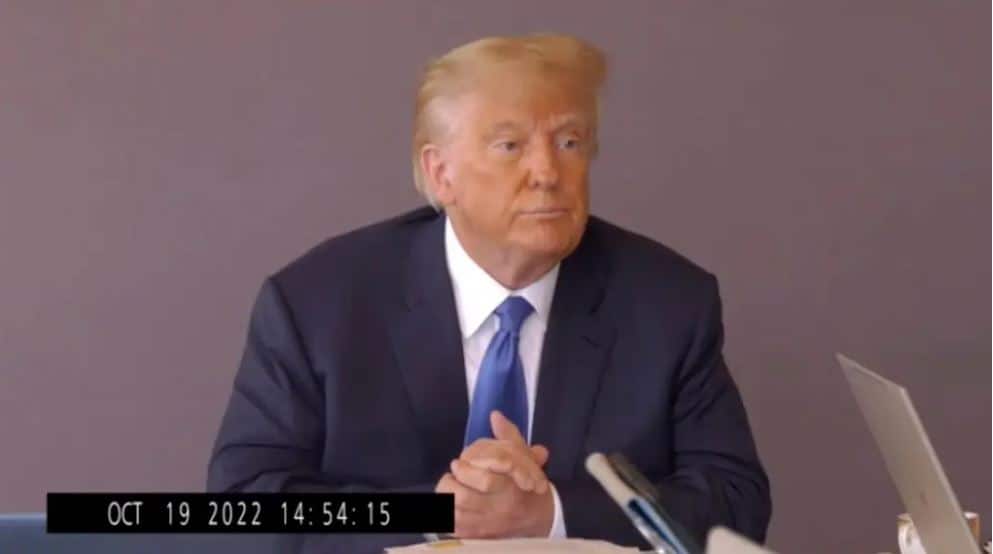 Donald Trump’s video statement in rape lawsuit made public