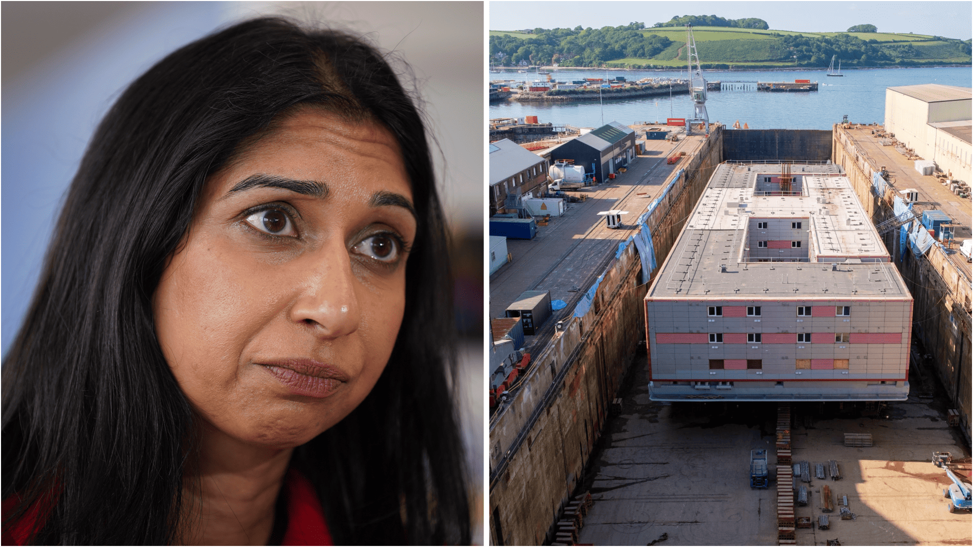 Asylum barge plan ‘unworkable’ as Braverman misses her own target
