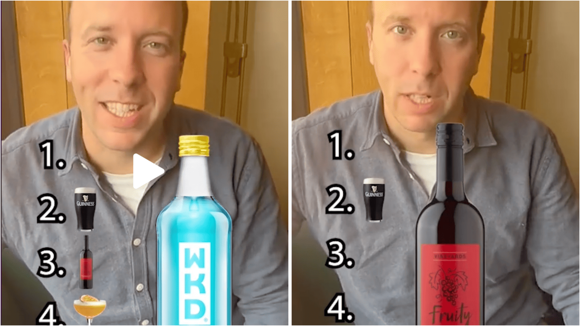 Matt Hancock rating drinks might be the most cringeworthy video you ever watch