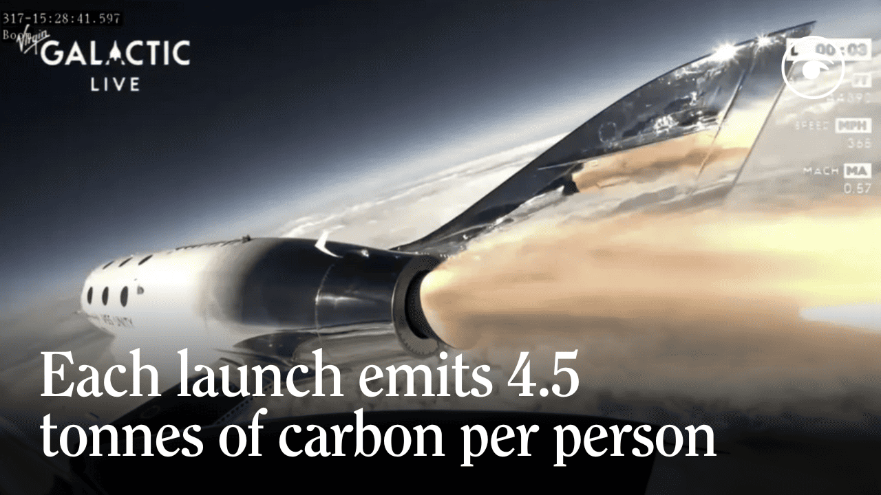 Environmentally devastating space tourism flights take off