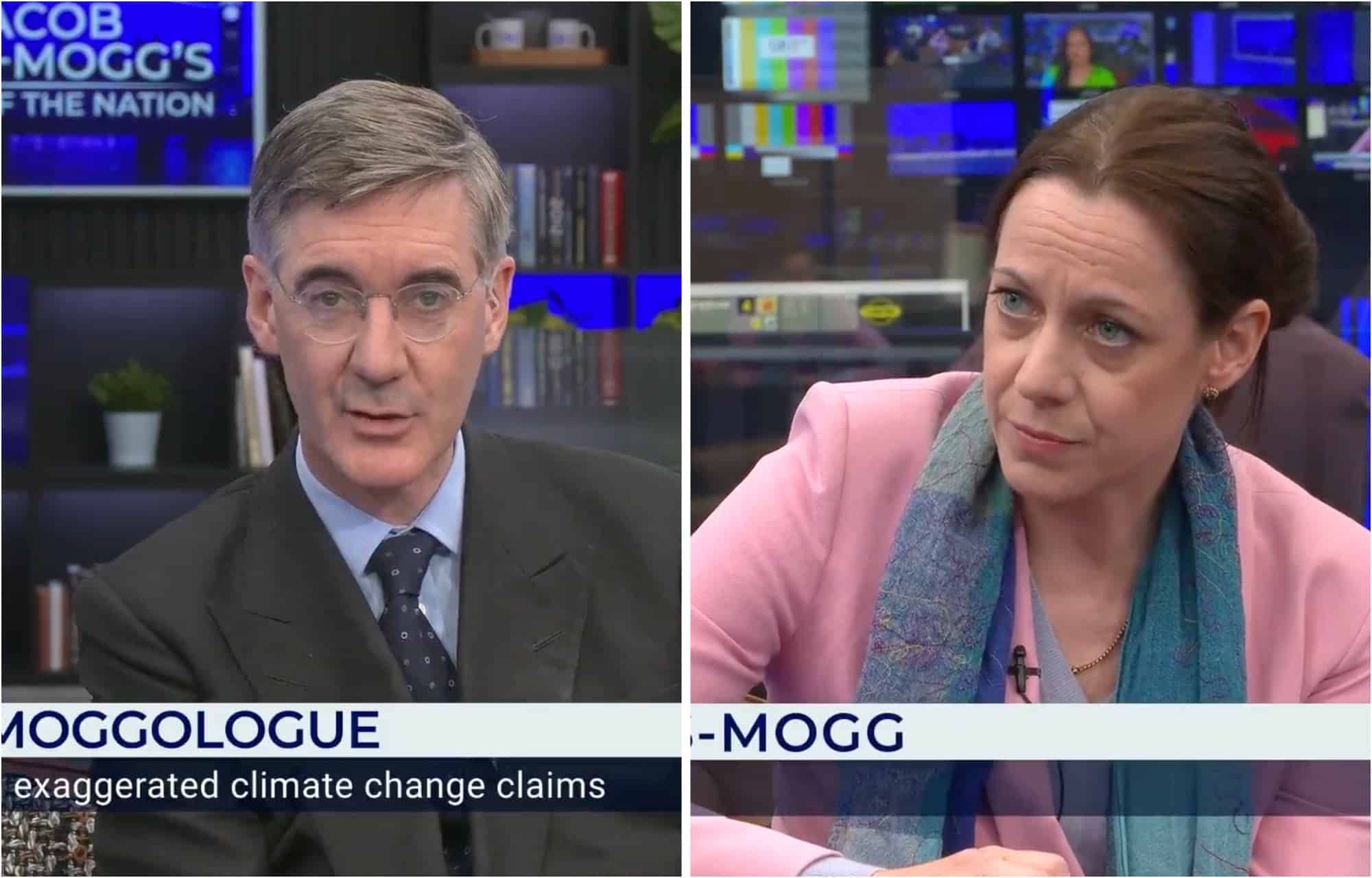 Jacob Rees-Mogg discusses climate change... with his sister 