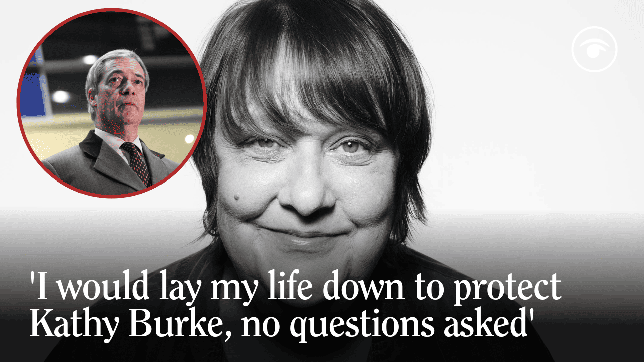 Kathy Burke has final word on Nigel Farage bank fiasco