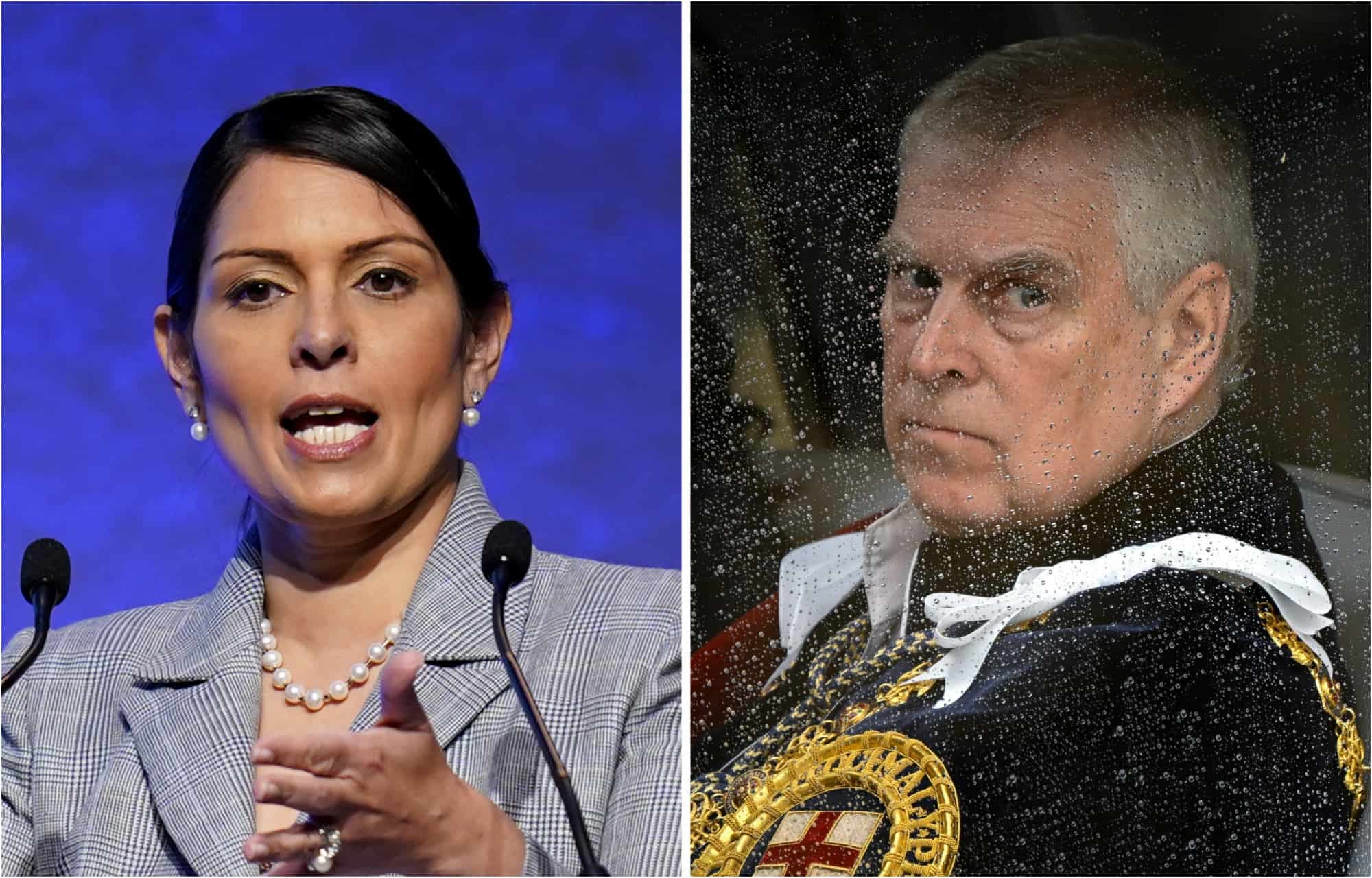 Priti Patel ‘apologises to King’ for email about Prince Andrew