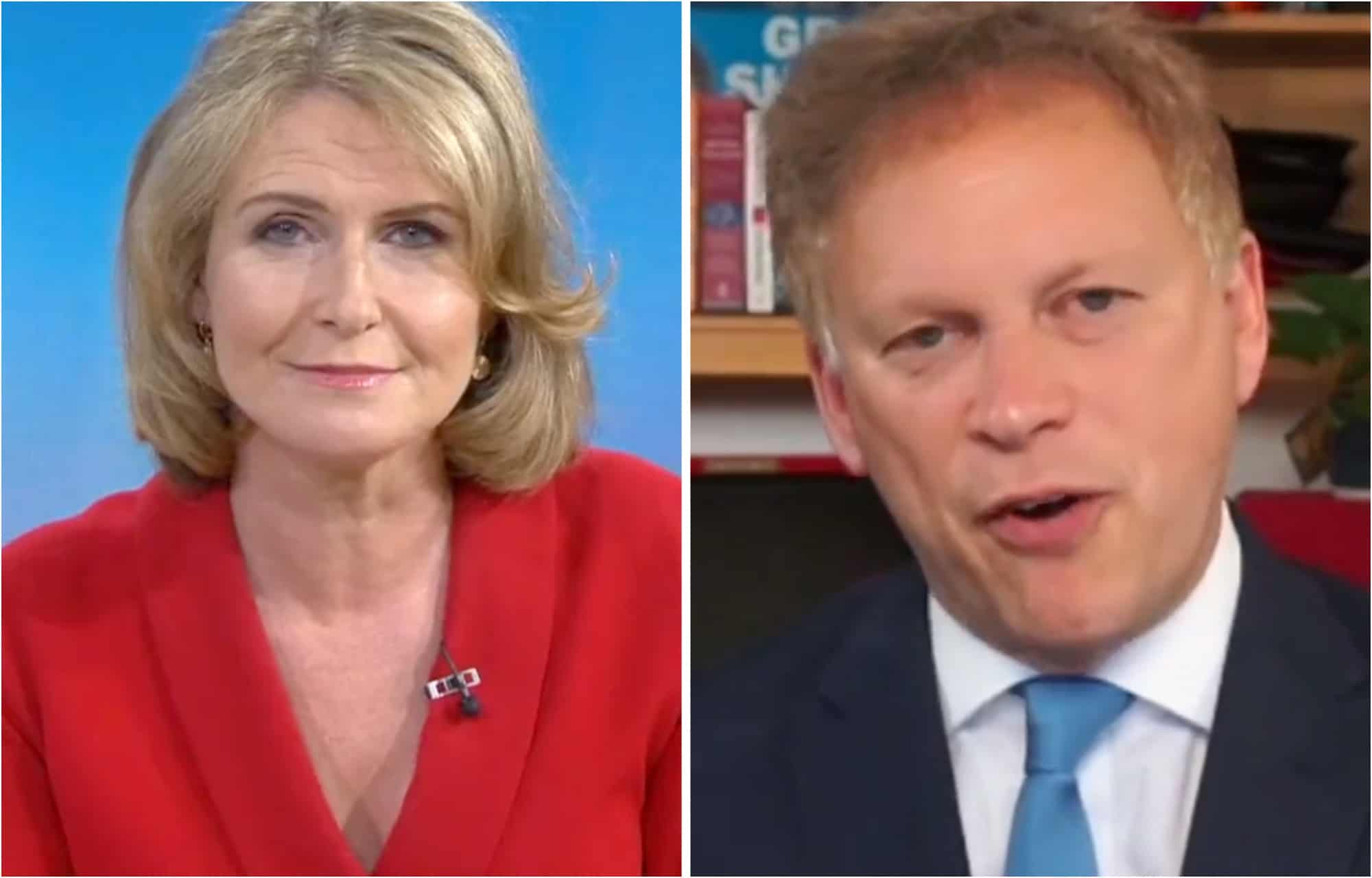 ‘Let me finish my answers’: Grant Shapps loses his cool during tense Sky News interview